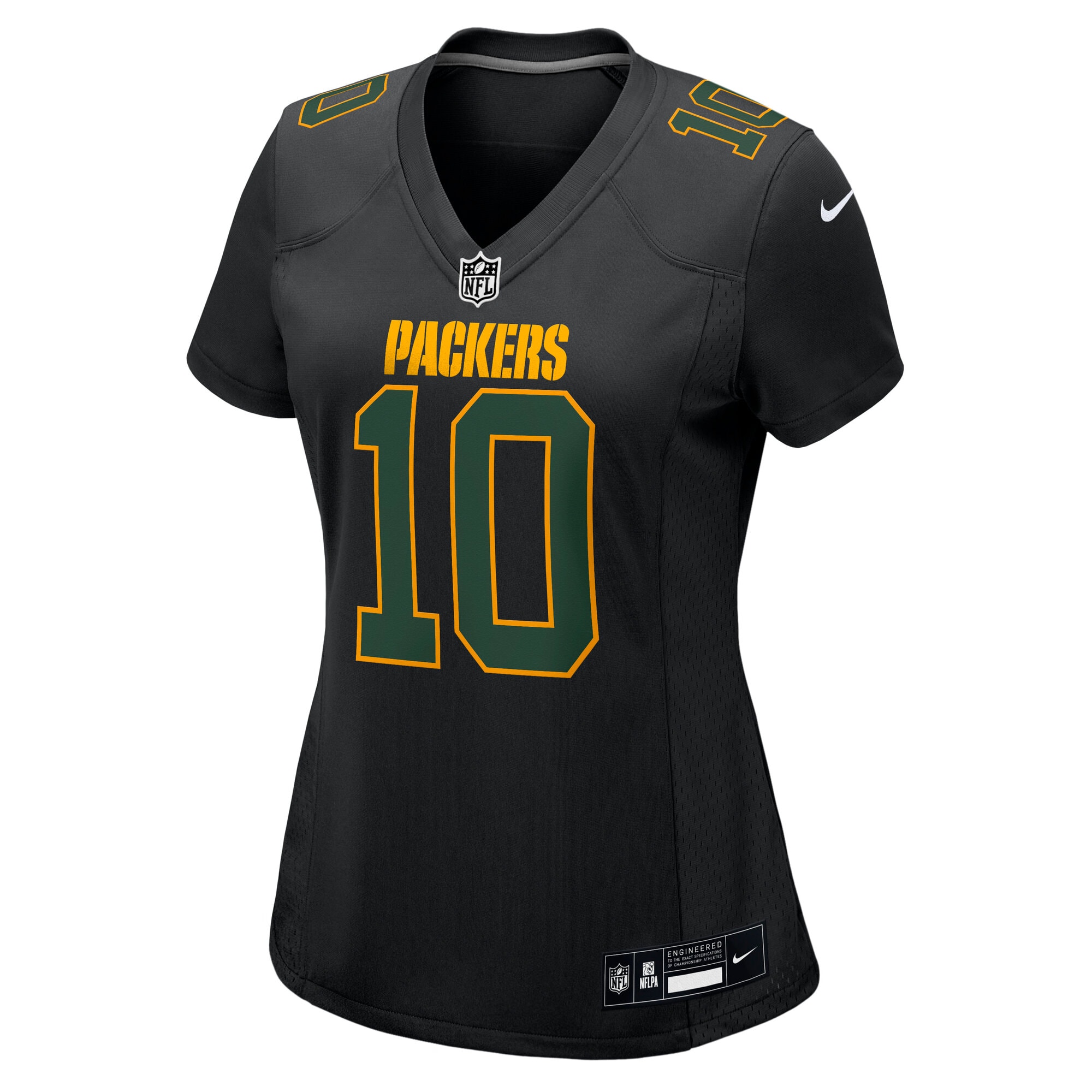 Alternative view of Jordan Love Green Bay Packers Game Jersey - Women's