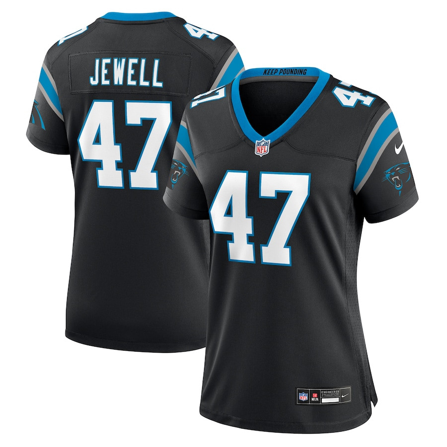 Josey Jewell #47 Carolina Panthers Game Jersey - Women's | Black