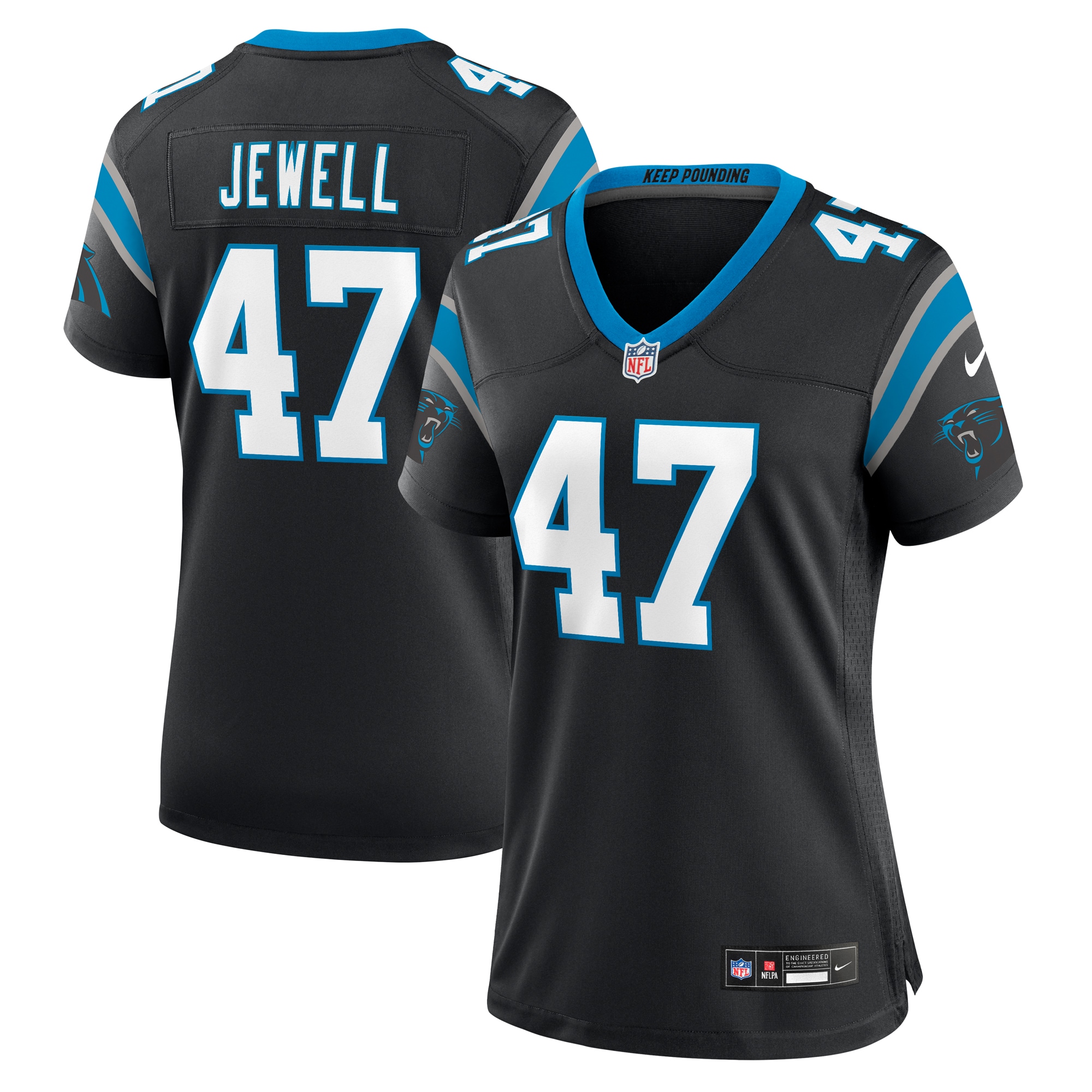 Josey Jewell Carolina Panthers Game Jersey - Women's