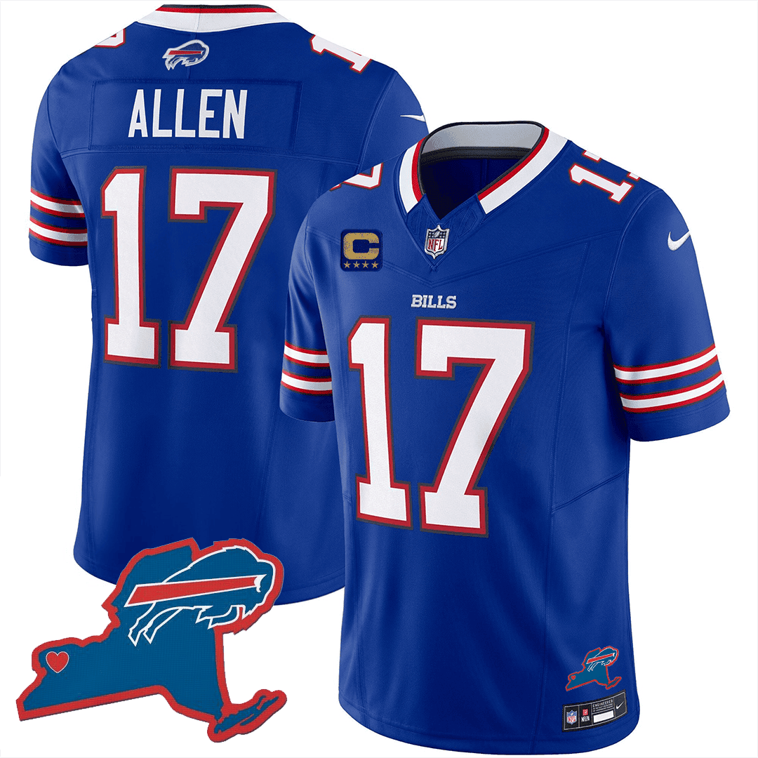 Josh Allen #17 Buffalo Bills Game Jersey - Men's | Royal