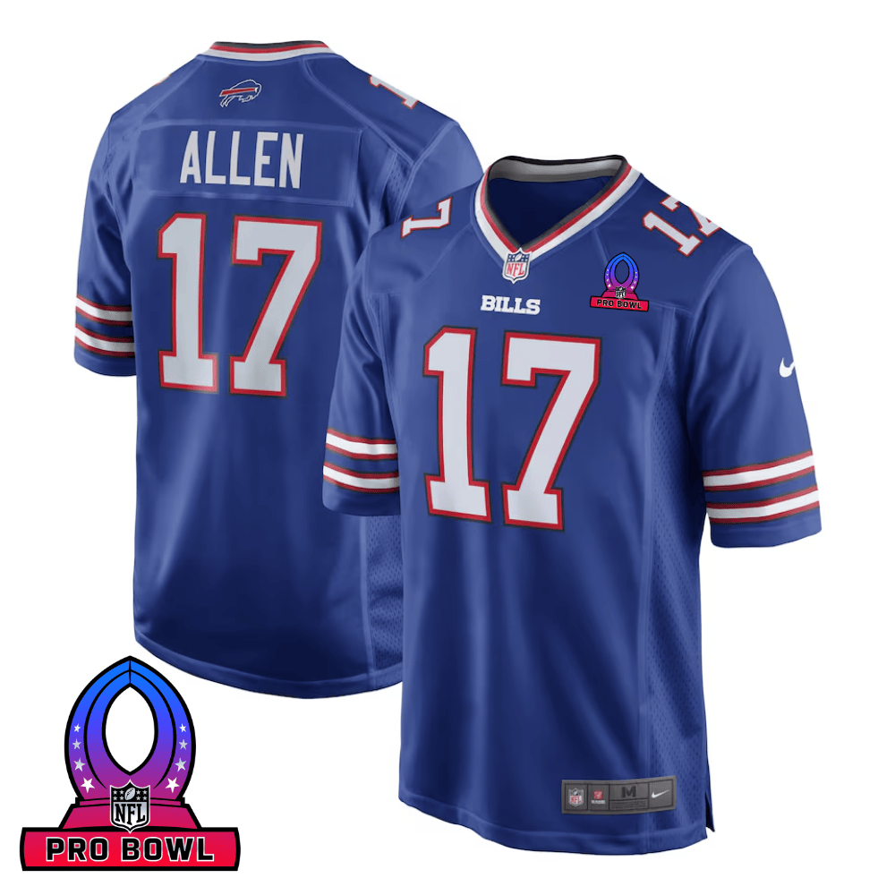 Josh Allen #17 Buffalo Bills Game Jersey - Men's | Royal