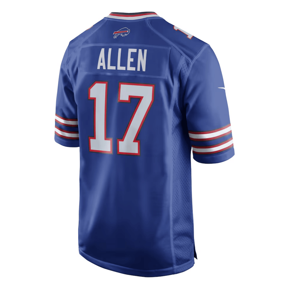 Josh Allen #17 Buffalo Bills Game Jersey - Men's | Royal - Image 3