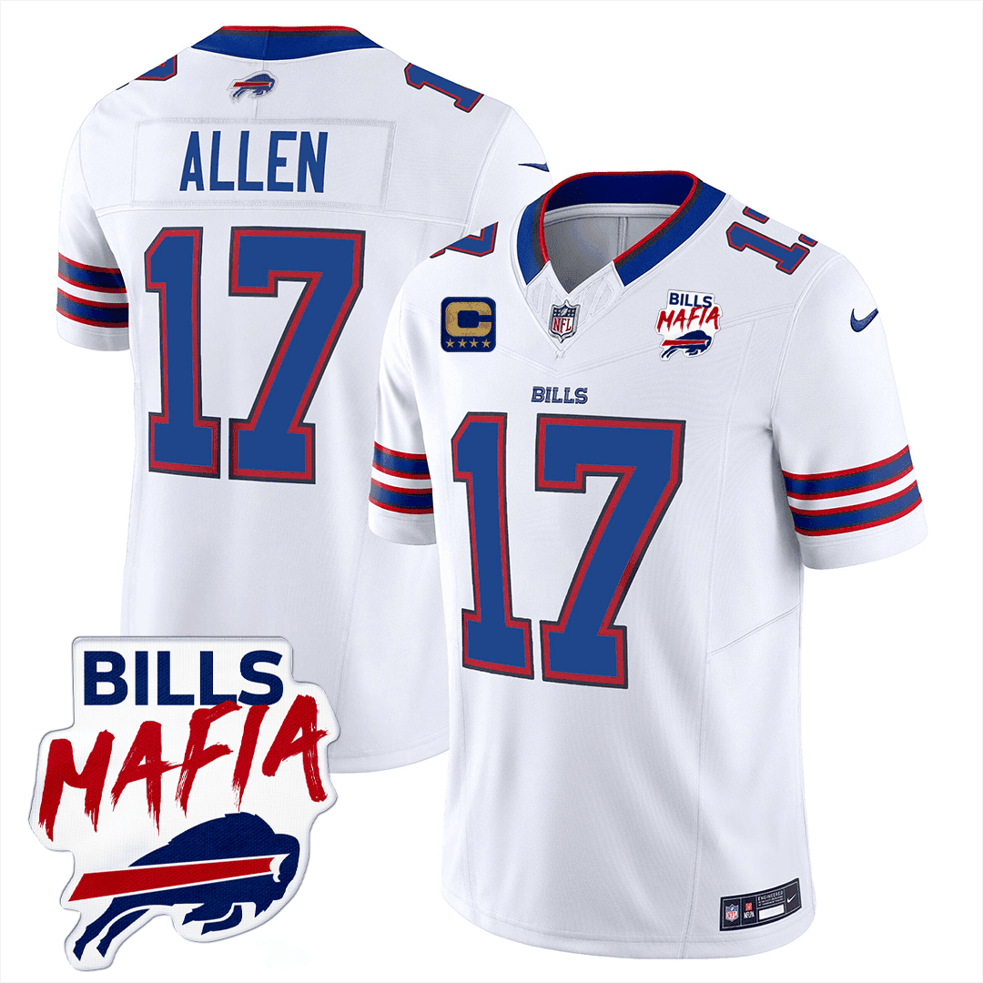 Josh Allen #17 Buffalo Bills Game Jersey - Men's | White