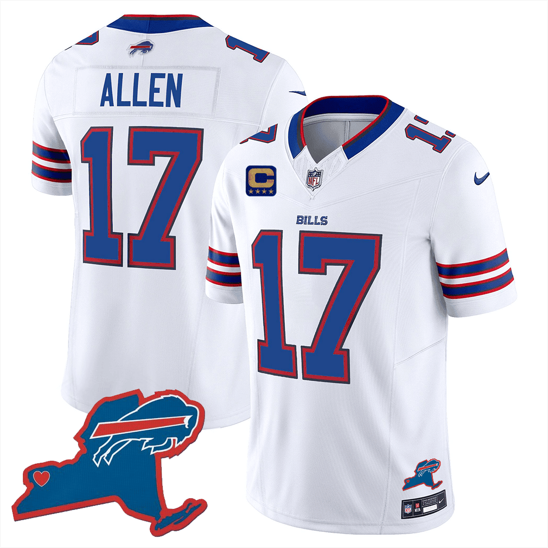 Josh Allen #17 Buffalo Bills Game Jersey - Men's | White