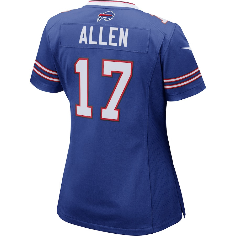 Josh Allen #17 Buffalo Bills Game Jersey - Women's | Royal - Image 3