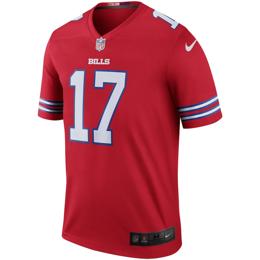 Alternative view of Josh Allen #17 Buffalo Bills Legend Jersey - Men's | Red