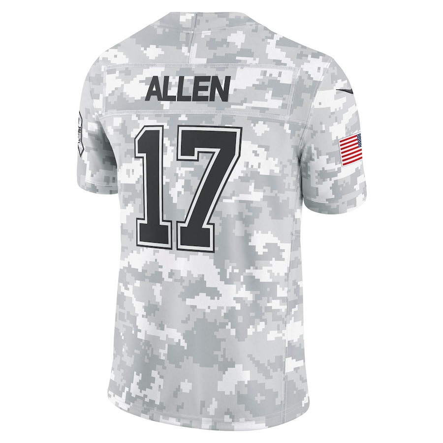 Josh Allen #17 Buffalo Bills Salute To Service Limited Jersey - Men's | Arctic Camo - Image 3
