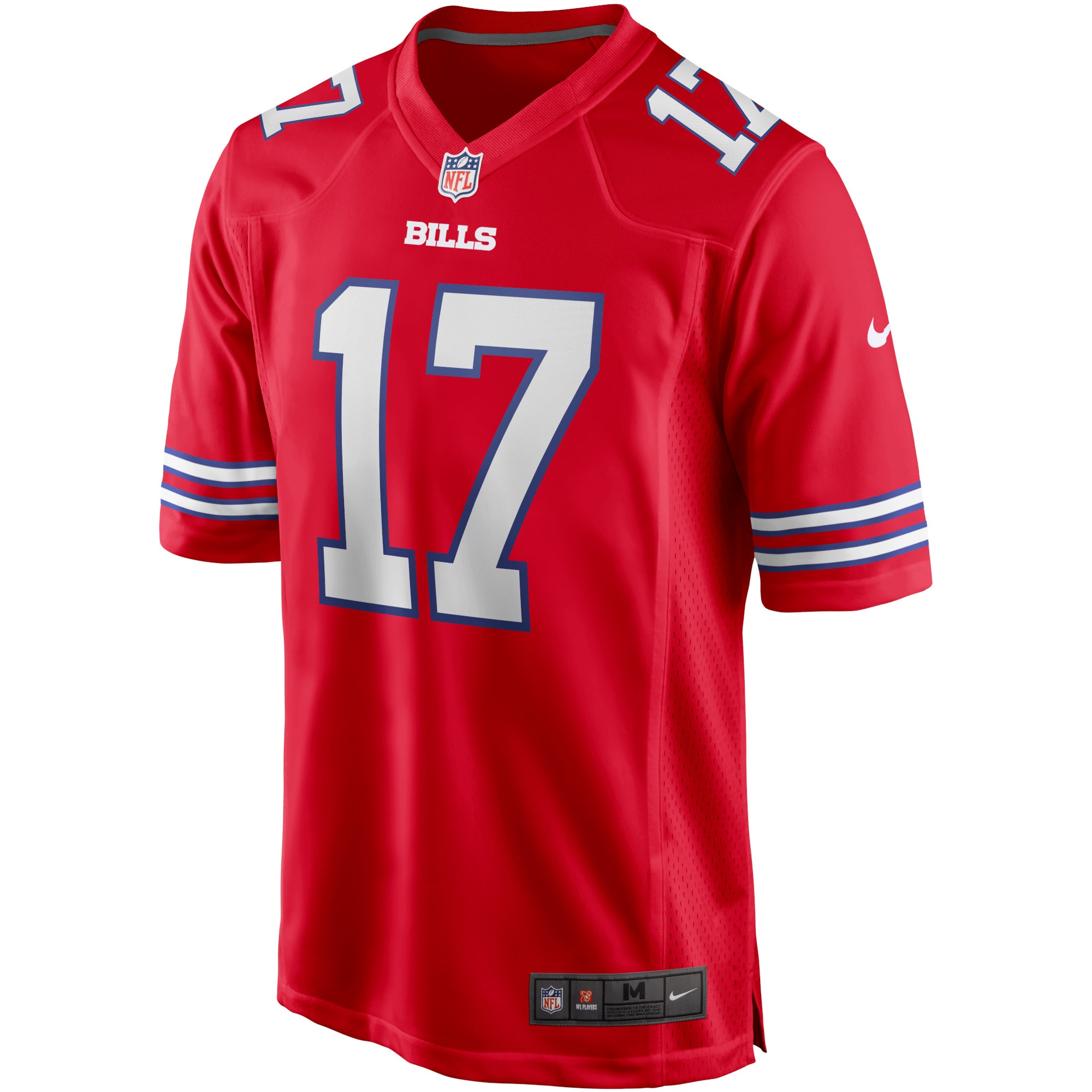 Alternative view of Josh Allen Buffalo Bills Alternate Game Jersey - Men's