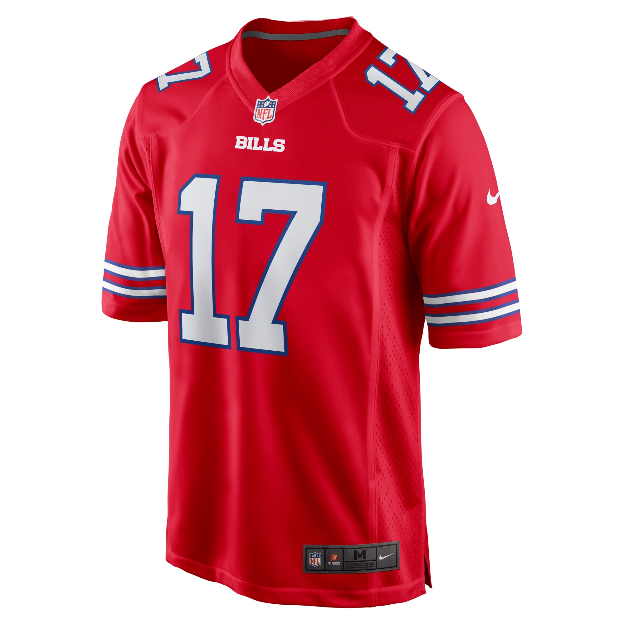 Alternative view of Josh Allen Buffalo Bills Alternate Game Jersey - Men's