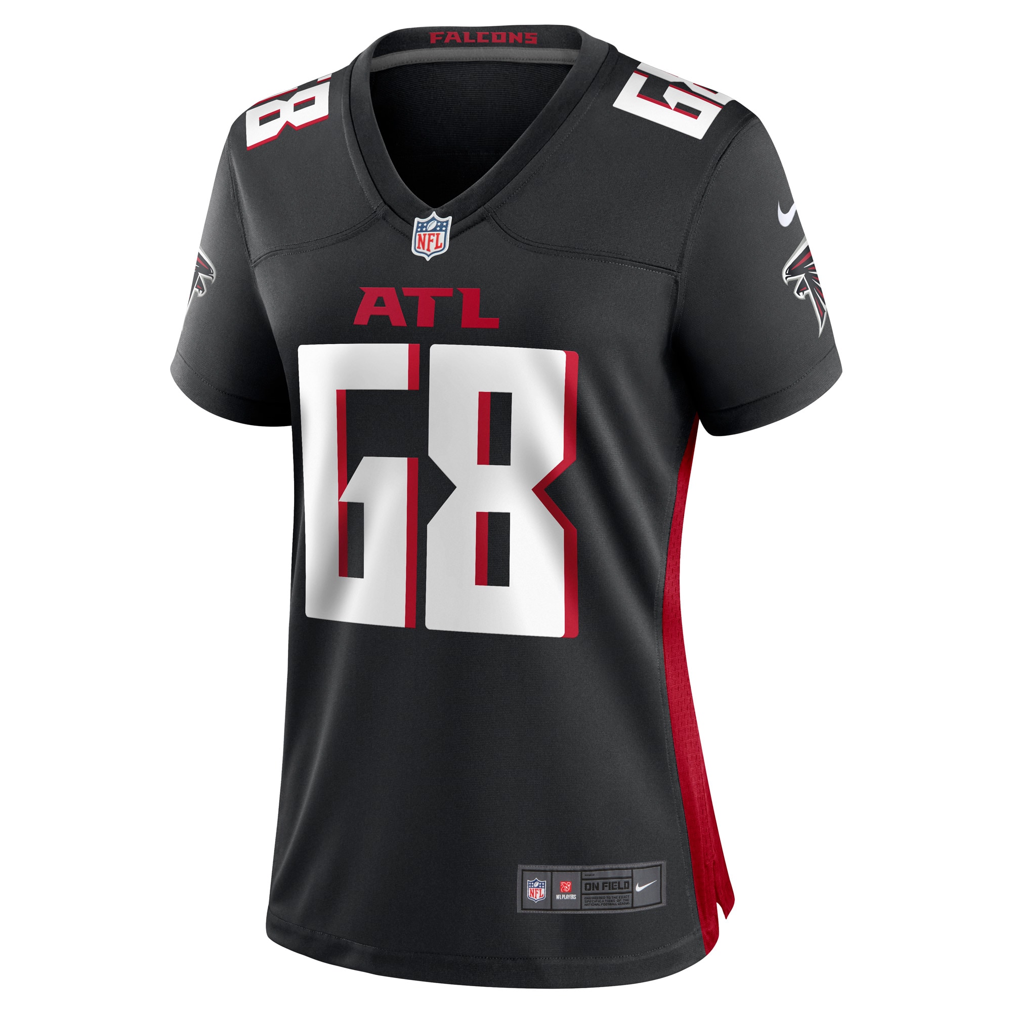 Alternative view of Josh Andrews Atlanta Falcons Game Jersey - Women's