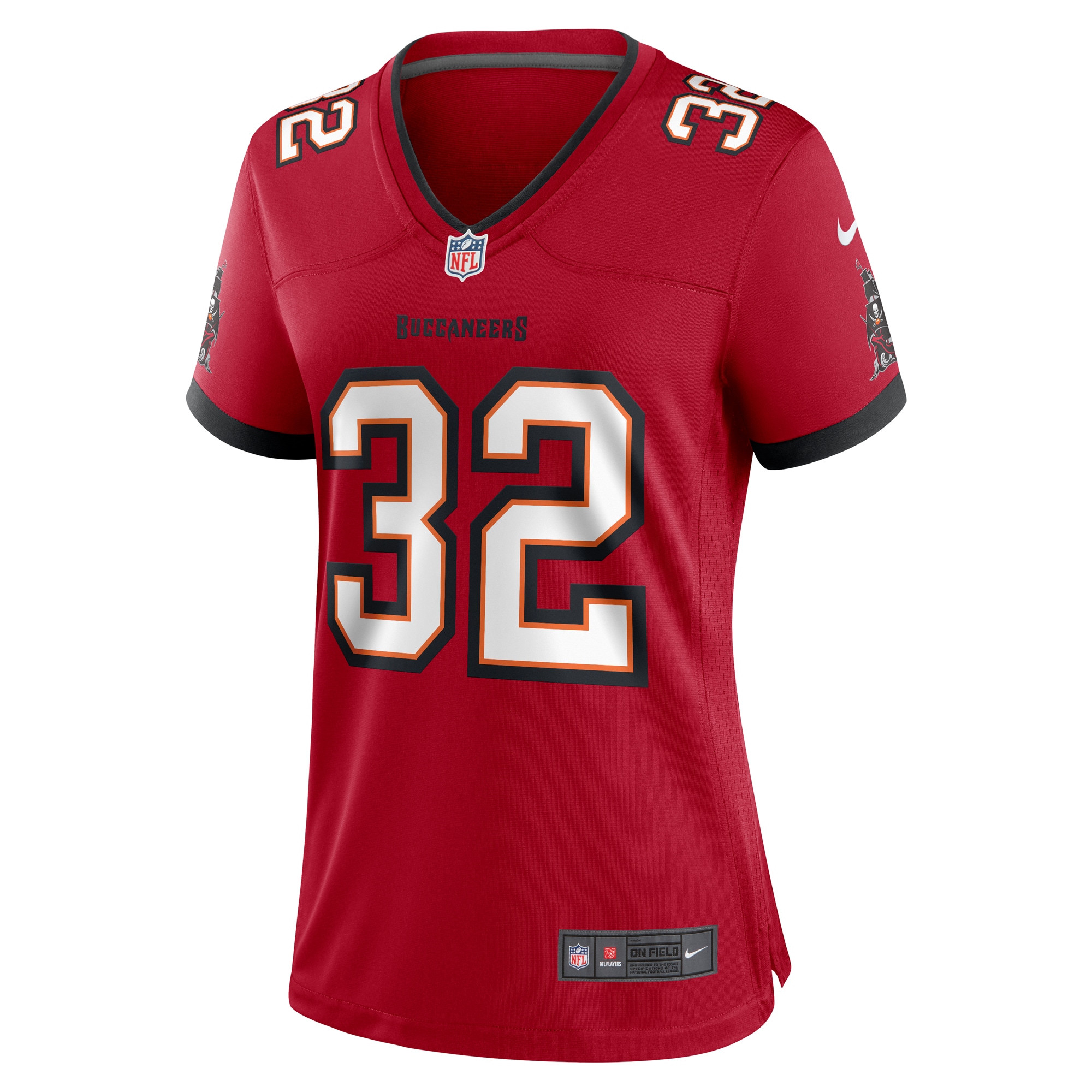 Alternative view of Josh Hayes Tampa Bay Buccaneers Game Jersey - Women's