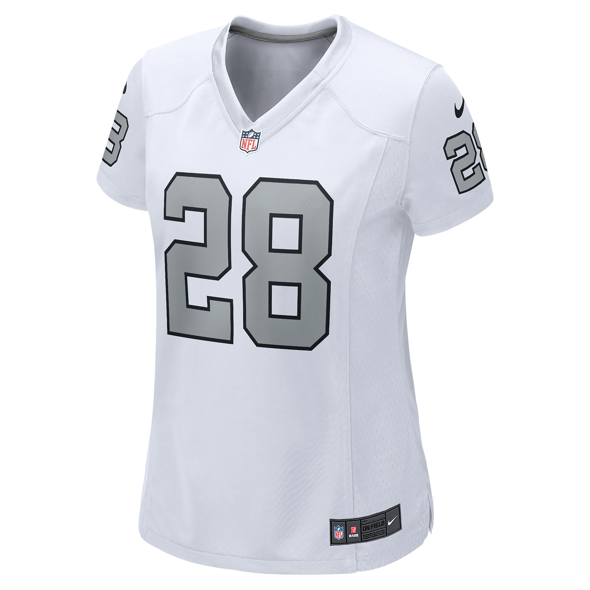 Alternative view of Josh Jacobs Las Vegas Raiders Alternate Game Jersey - Women's