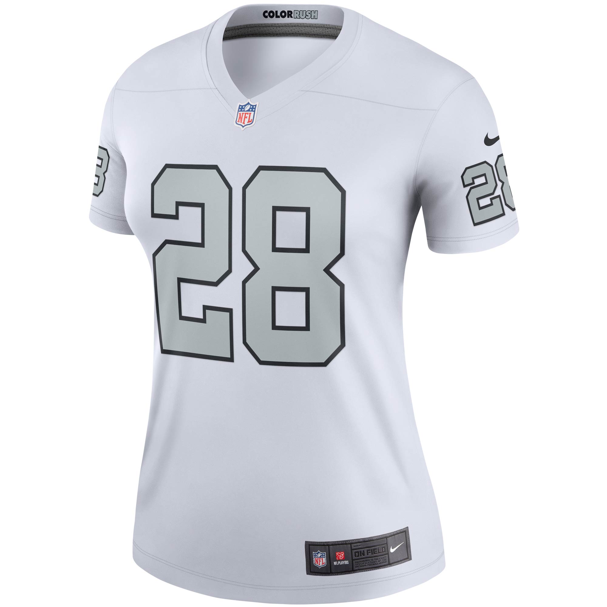 Alternative view of Josh Jacobs Las Vegas Raiders Alternate Legend Jersey - Women's