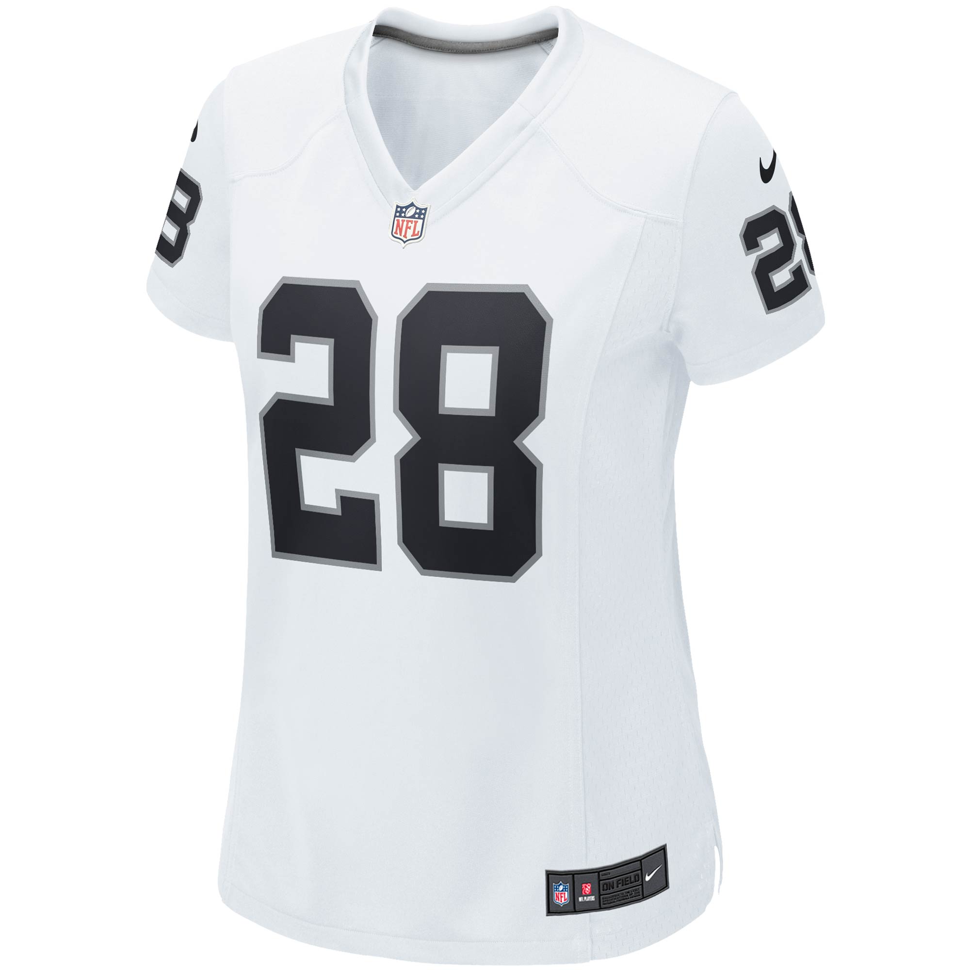 Alternative view of Josh Jacobs Las Vegas Raiders Game Jersey - Women's