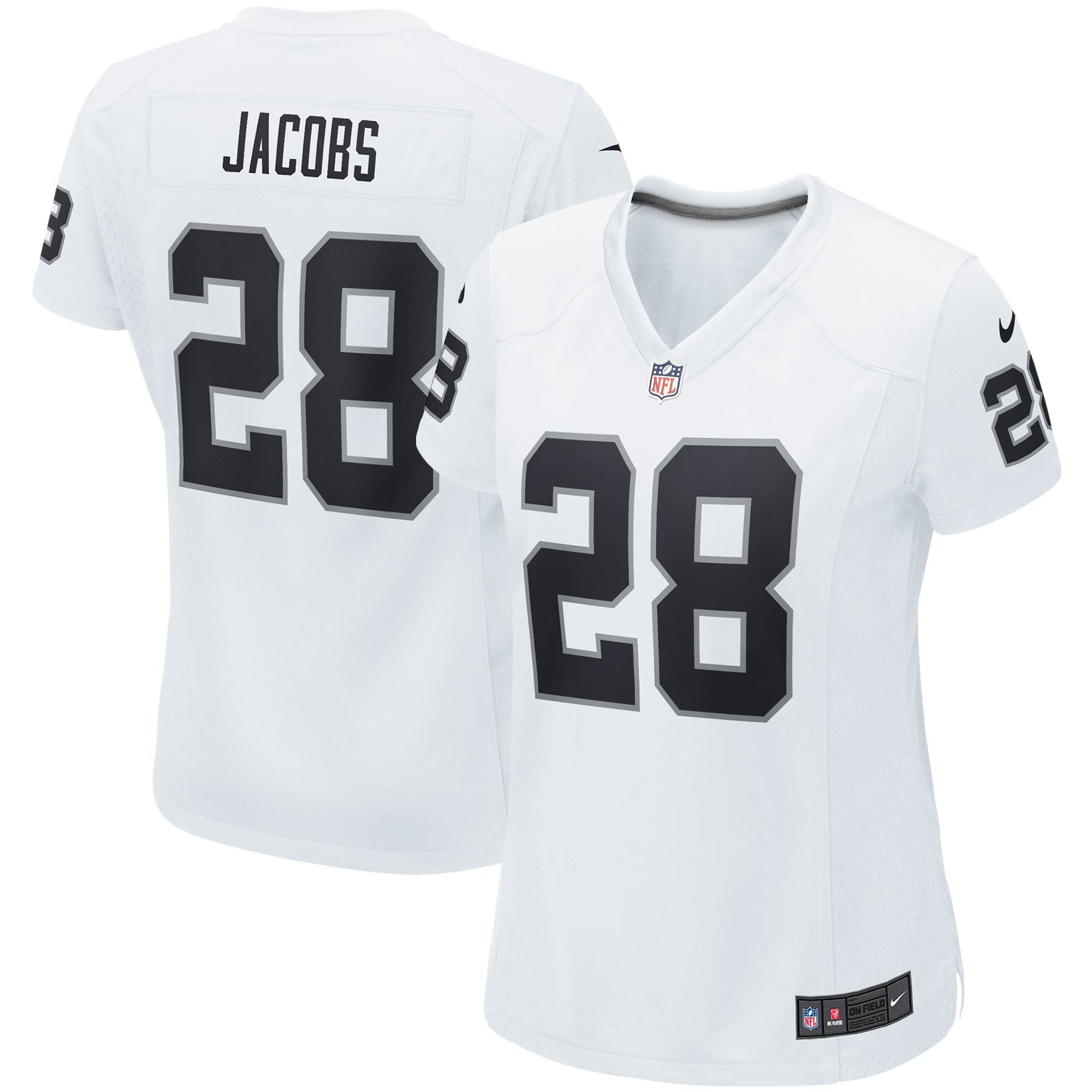 Josh Jacobs Las Vegas Raiders Game Jersey - Women's