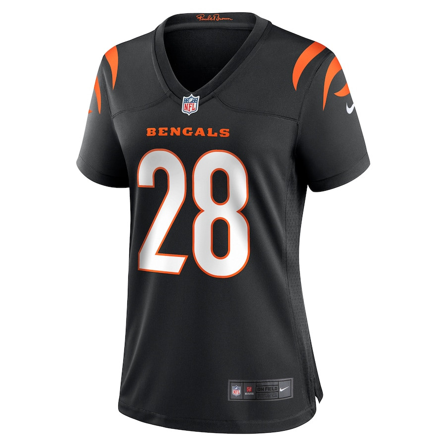Alternative view of Josh Newton #28 Cincinnati Bengals Game Jersey - Women's | Black