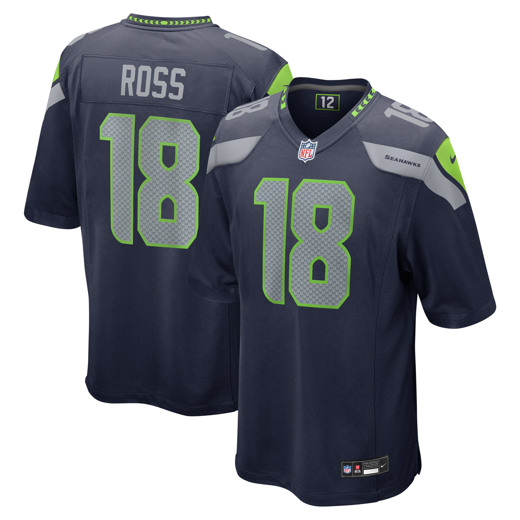 Josh Ross Seattle Seahawks Game Jersey - Men's