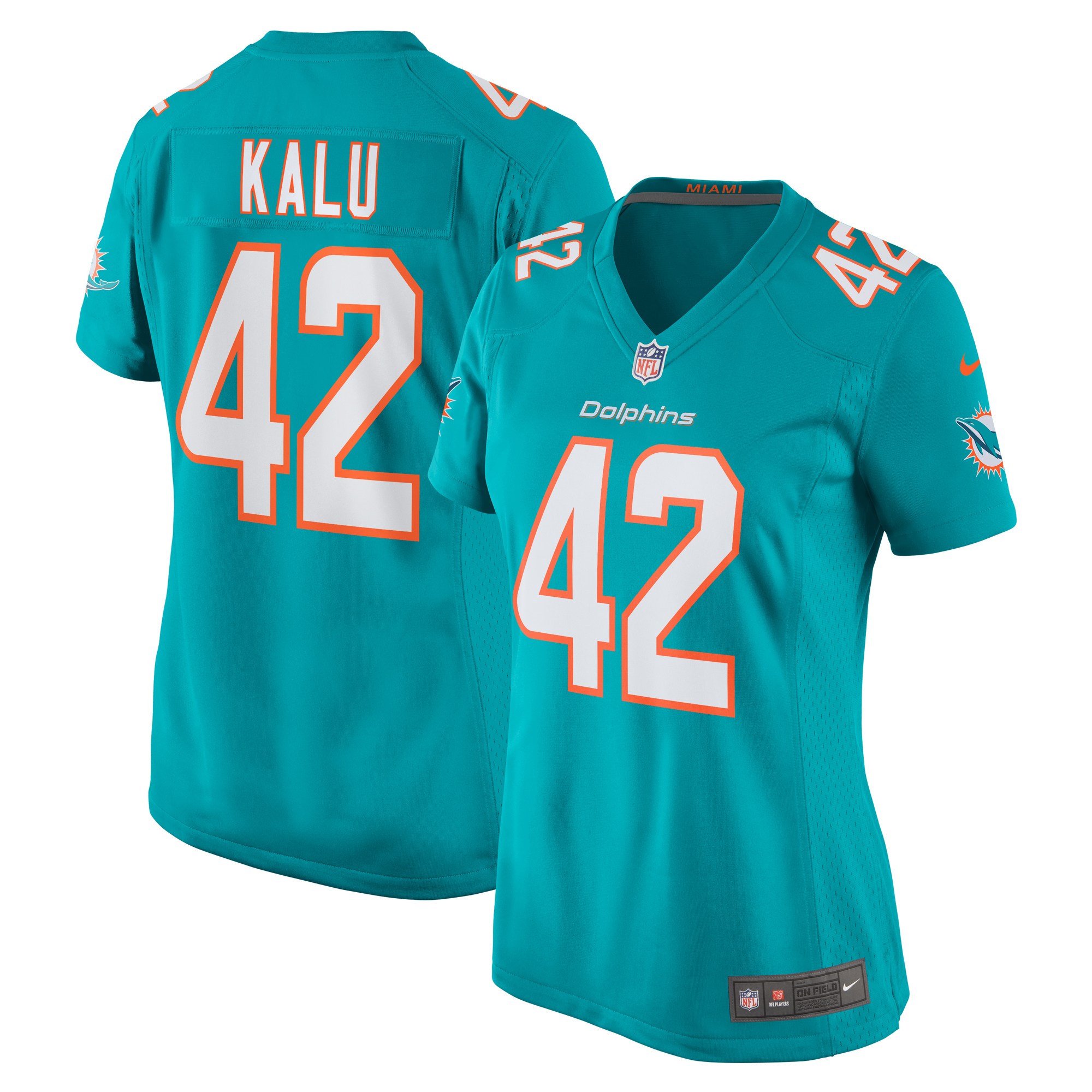 Joshua Kalu Miami Dolphins Game Jersey - Women's