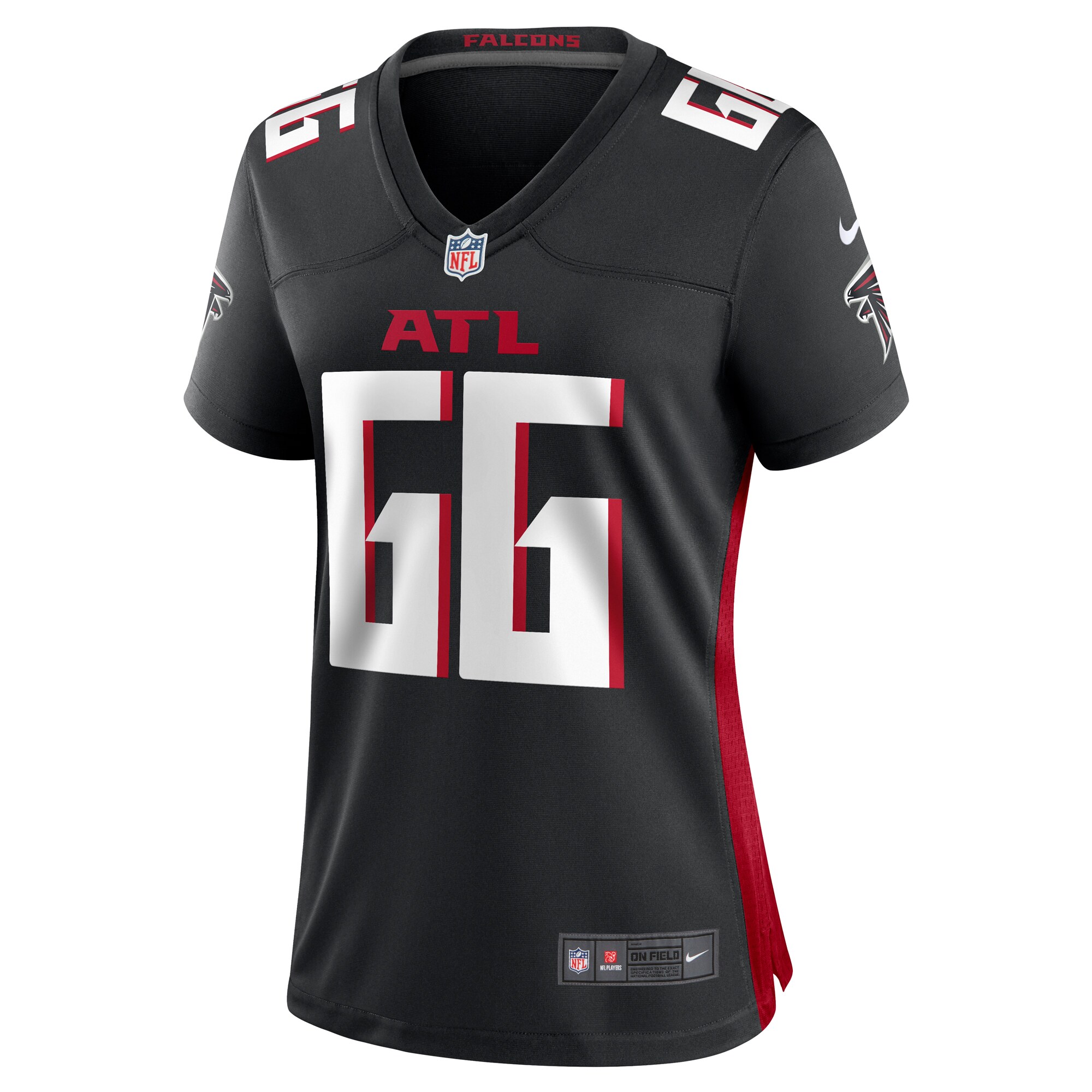 Alternative view of Joshua Miles Atlanta Falcons Game Jersey - Women's