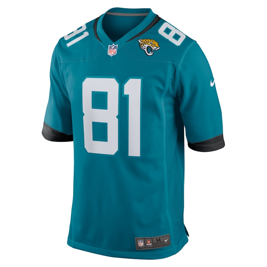 Alternative view of Josiah Deguara #81 Jacksonville Jaguars Alternate Game Jersey - Men's | Teal