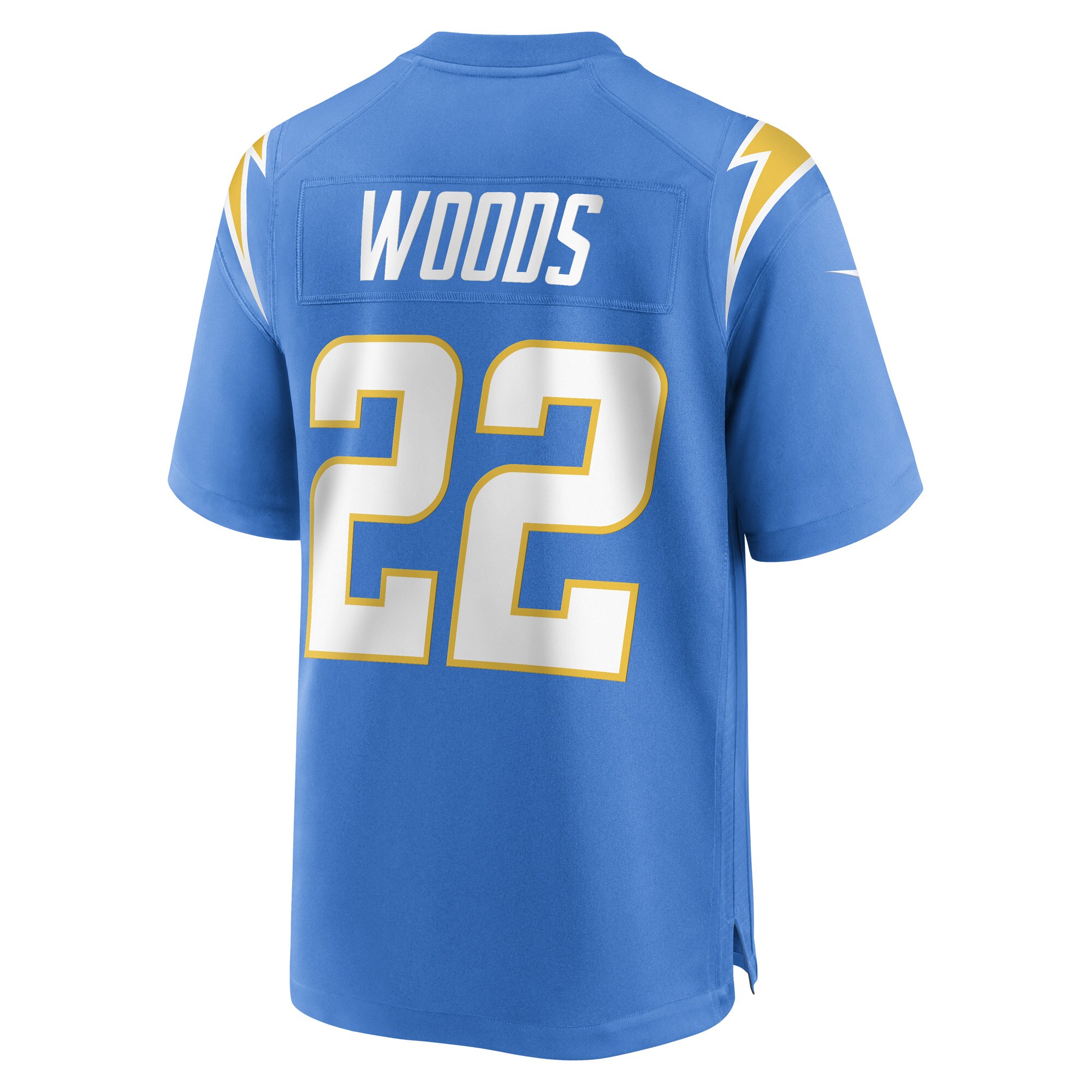 JT Woods Los Angeles Chargers Game Jersey - Men's - Image 3