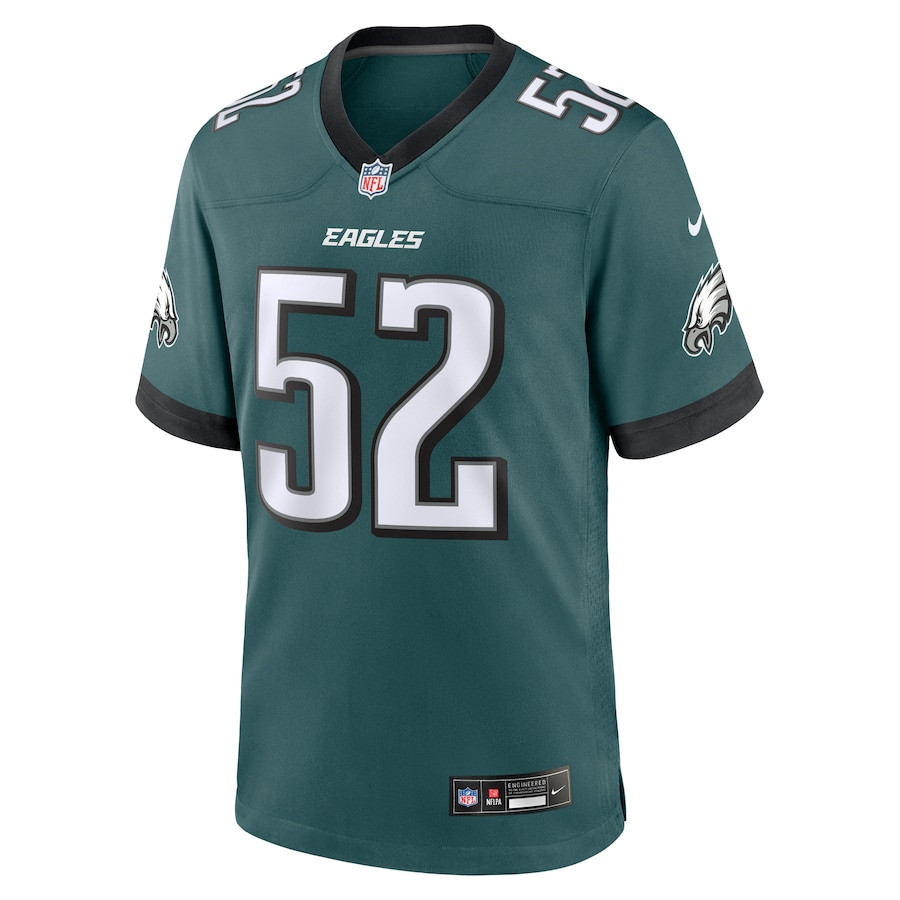 Julian Okwara #52 Philadelphia Eagles Game Jersey - Men's | Midnight Green - Image 2