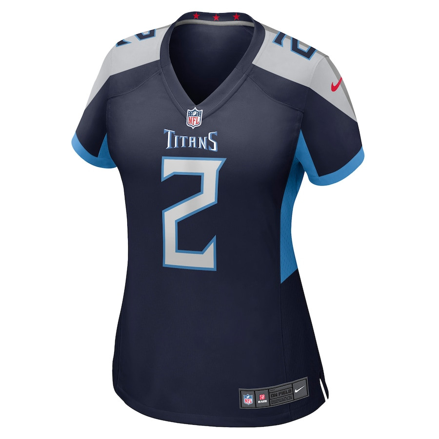 Alternative view of Julio Jones #2 Tennessee Titans Game Jersey - Women's | Navy