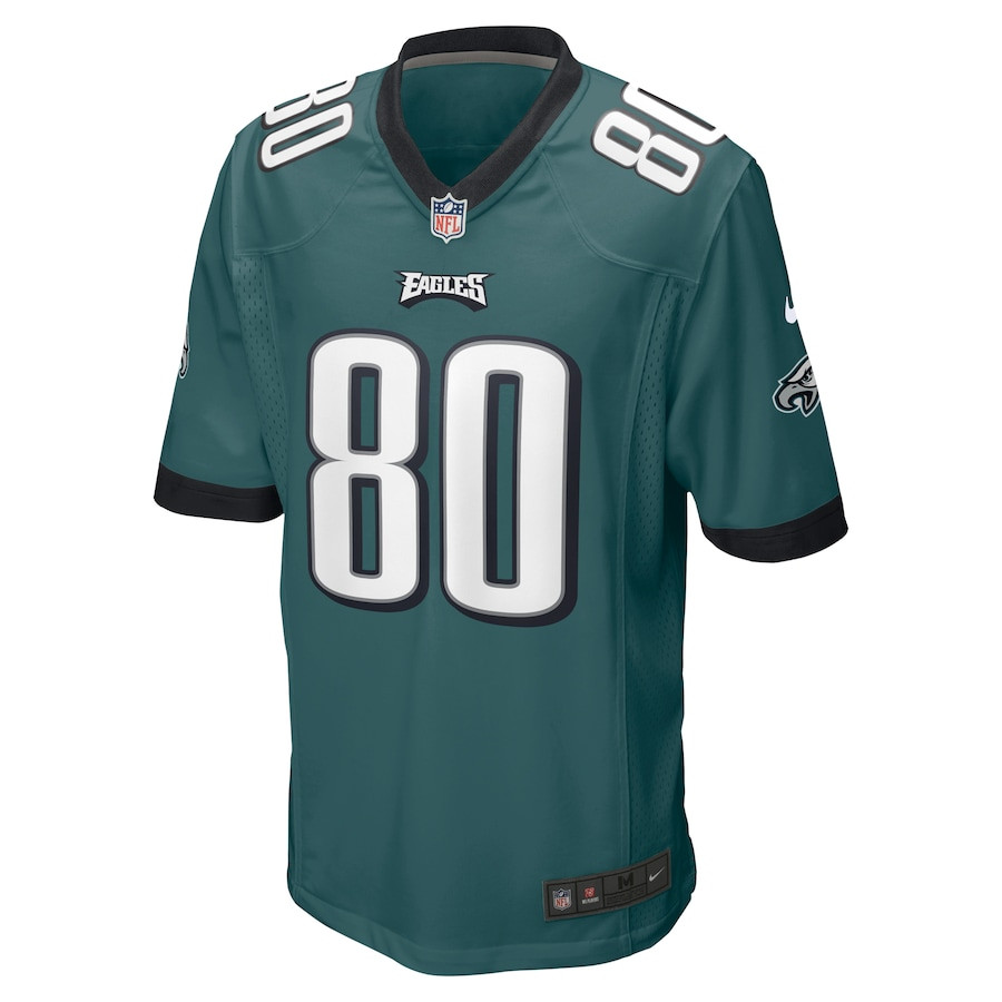 Alternative view of Julio Jones #80 Philadelphia Eagles Game Jersey - Men's | Midnight Green