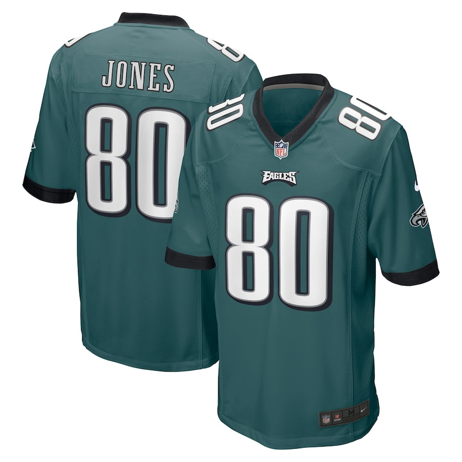 Julio Jones #80 Philadelphia Eagles Game Jersey - Men's | Midnight Green