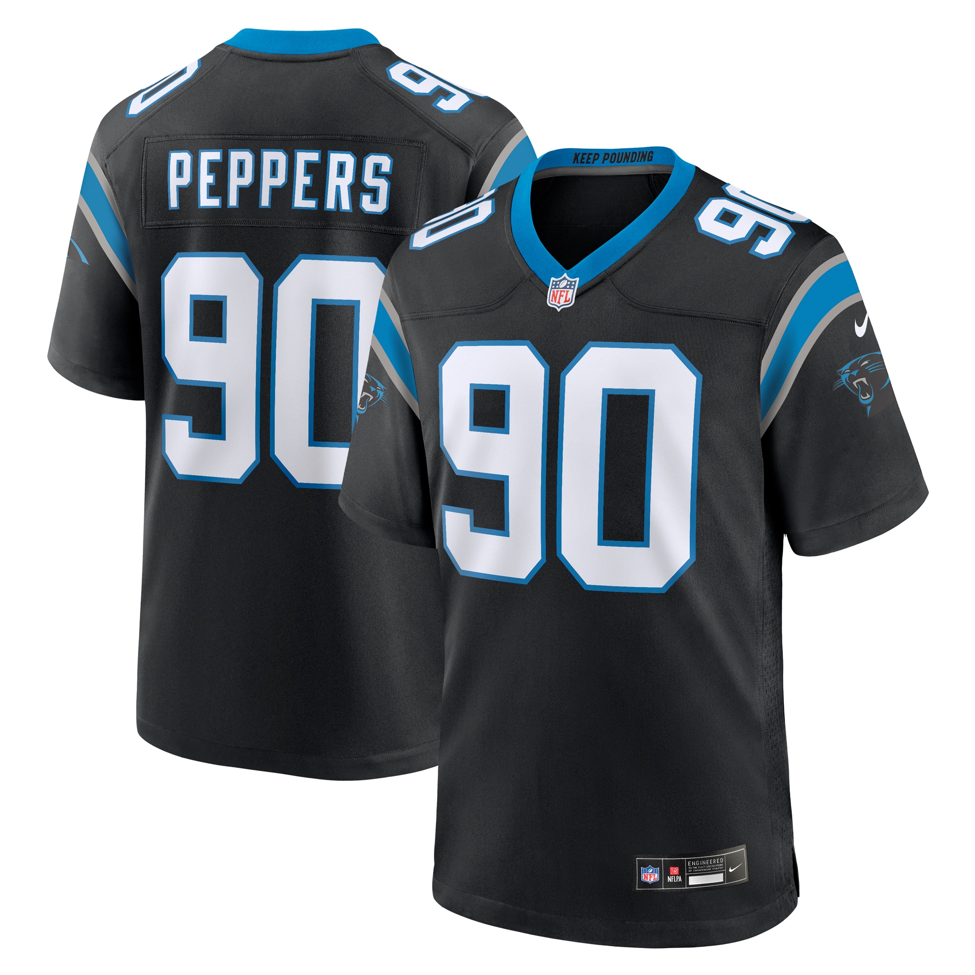 Julius Peppers Carolina Panthers Retired Player Game Jersey - Men's
