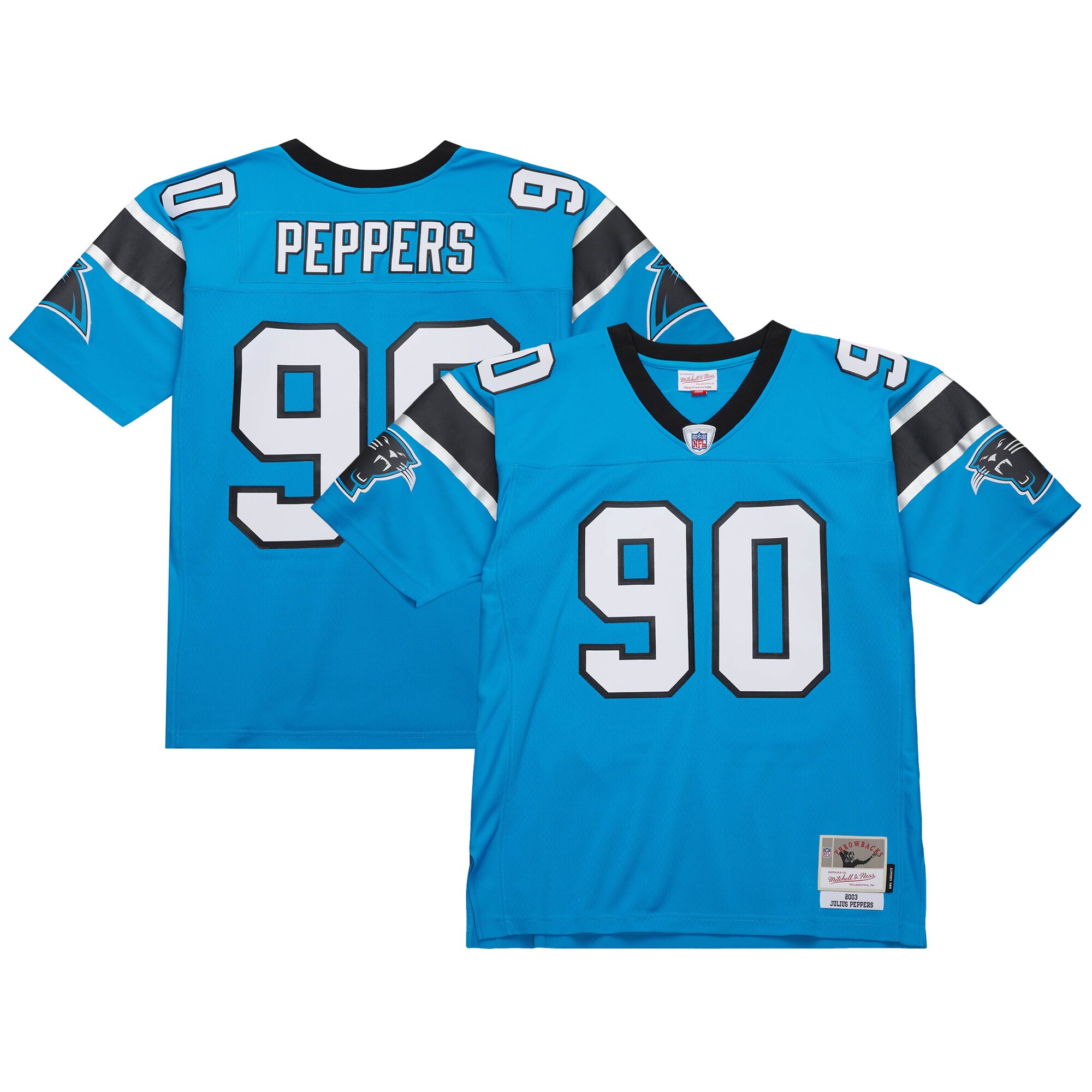 Julius Peppers Mitchell & Ness Carolina Panthers Game Jersey - Men's