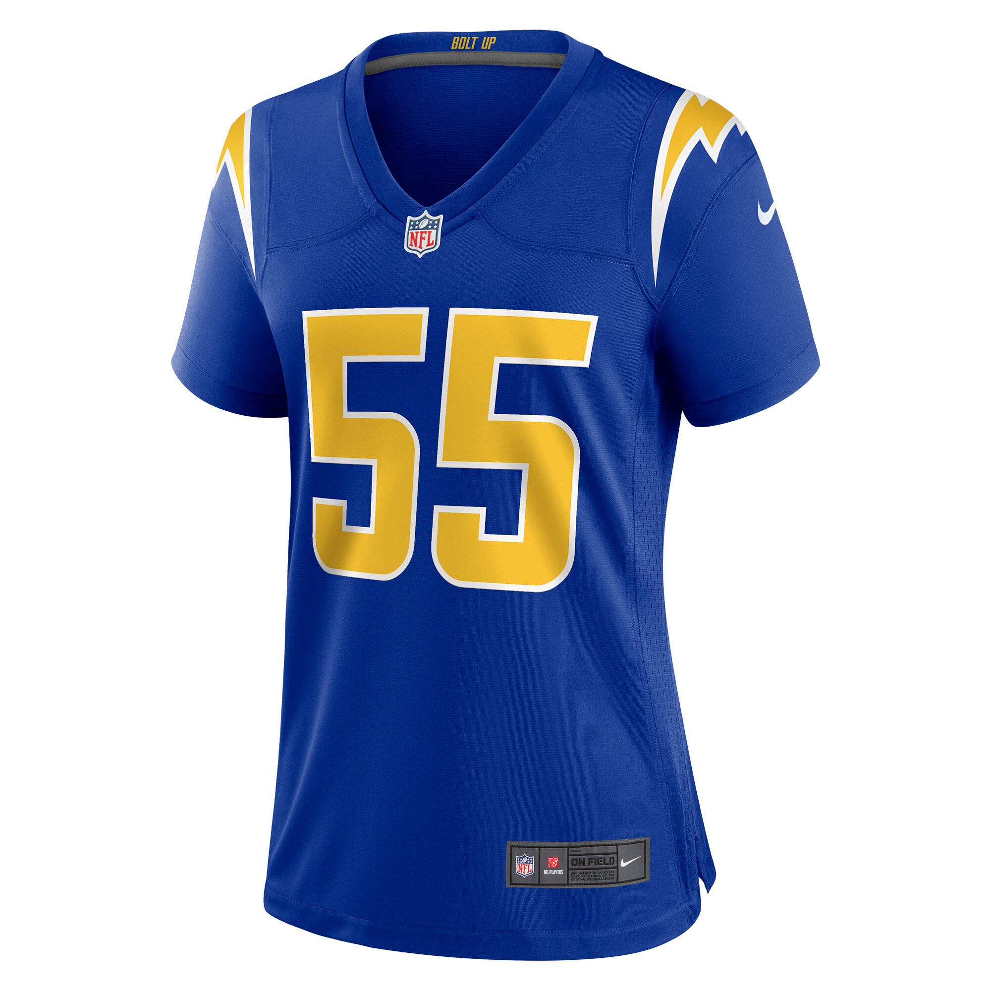 Alternative view of Junior Seau Los Angeles Chargers Game Jersey - Women's