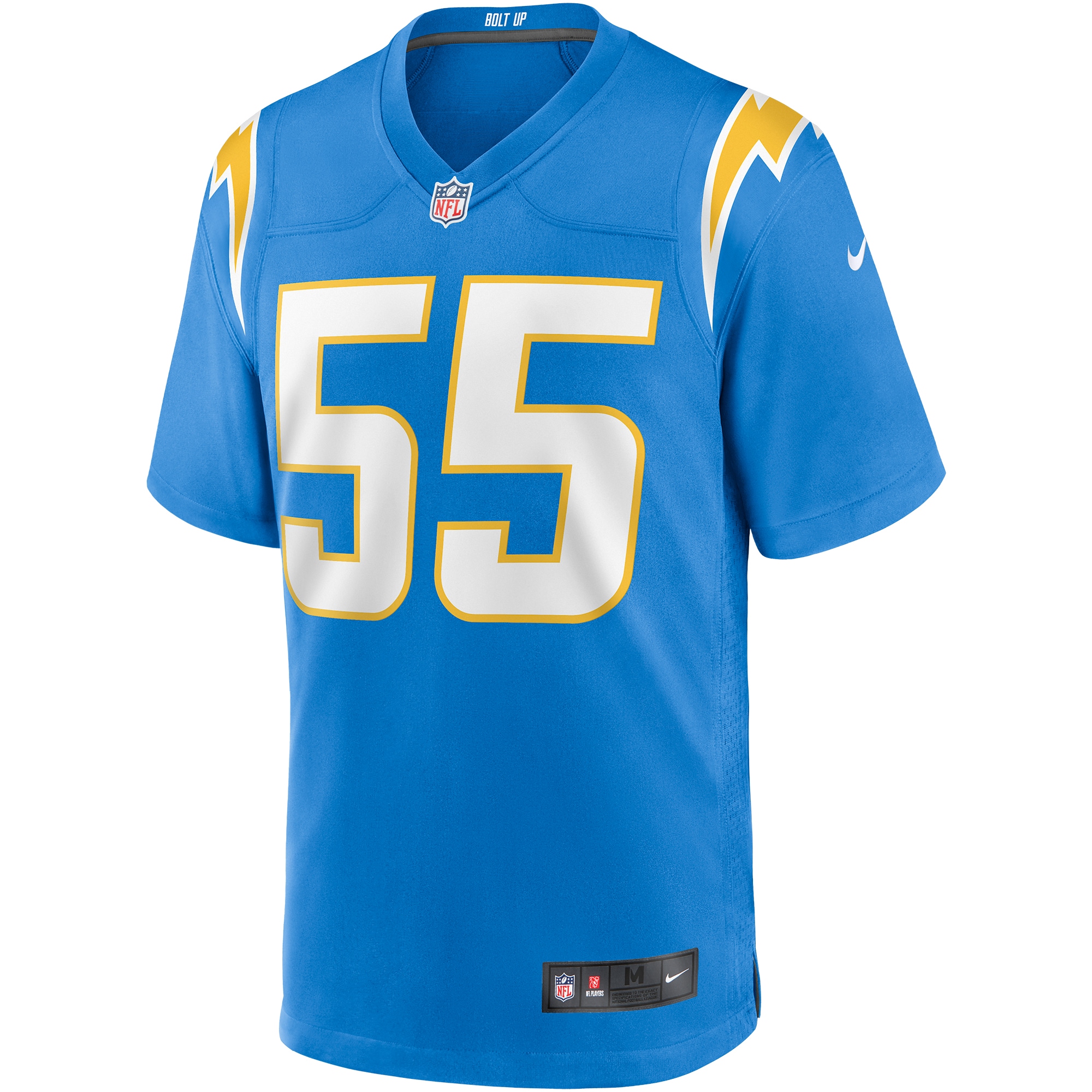 Alternative view of Junior Seau Los Angeles Chargers Retired Player Game Jersey - Men's