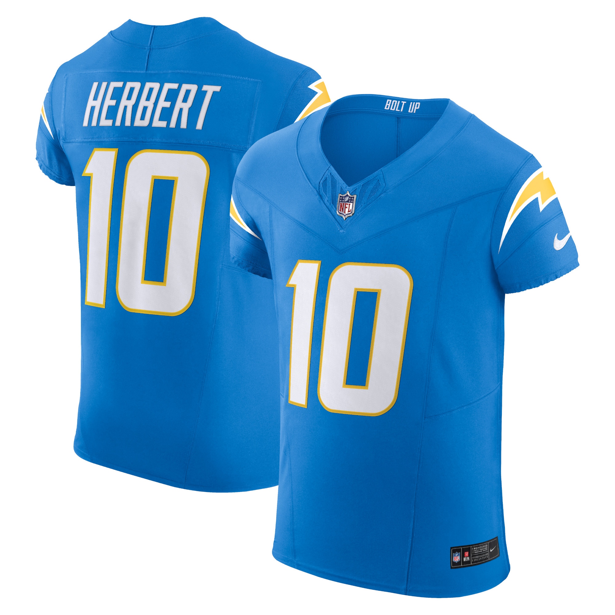 Justin Herbert Los Angeles Chargers Elite Jersey - Men's