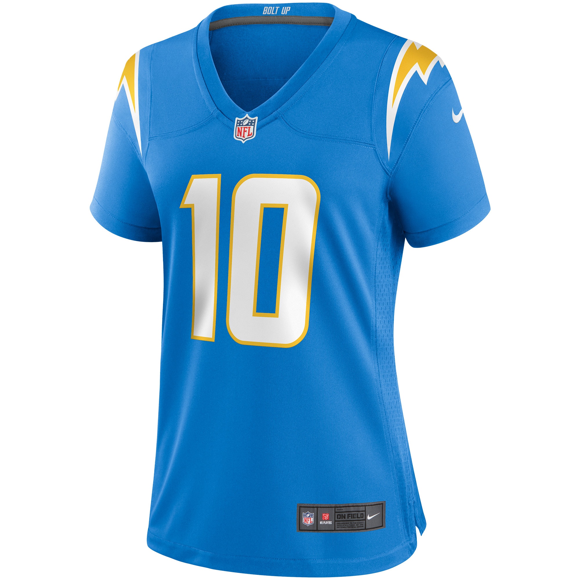 Alternative view of Justin Herbert Los Angeles Chargers Game Jersey - Women's