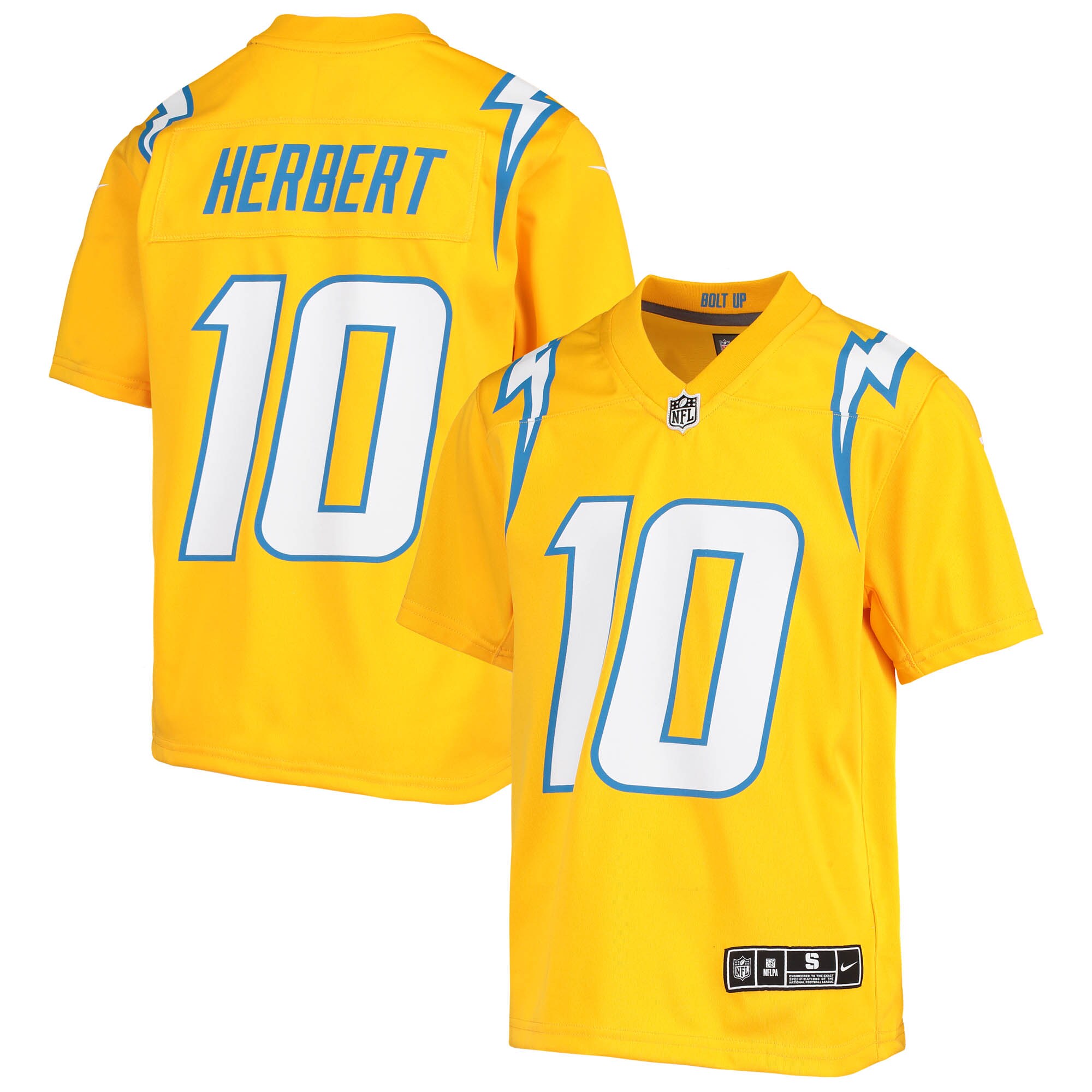 Justin Herbert Los Angeles Chargers Inverted Game Jersey - Youth