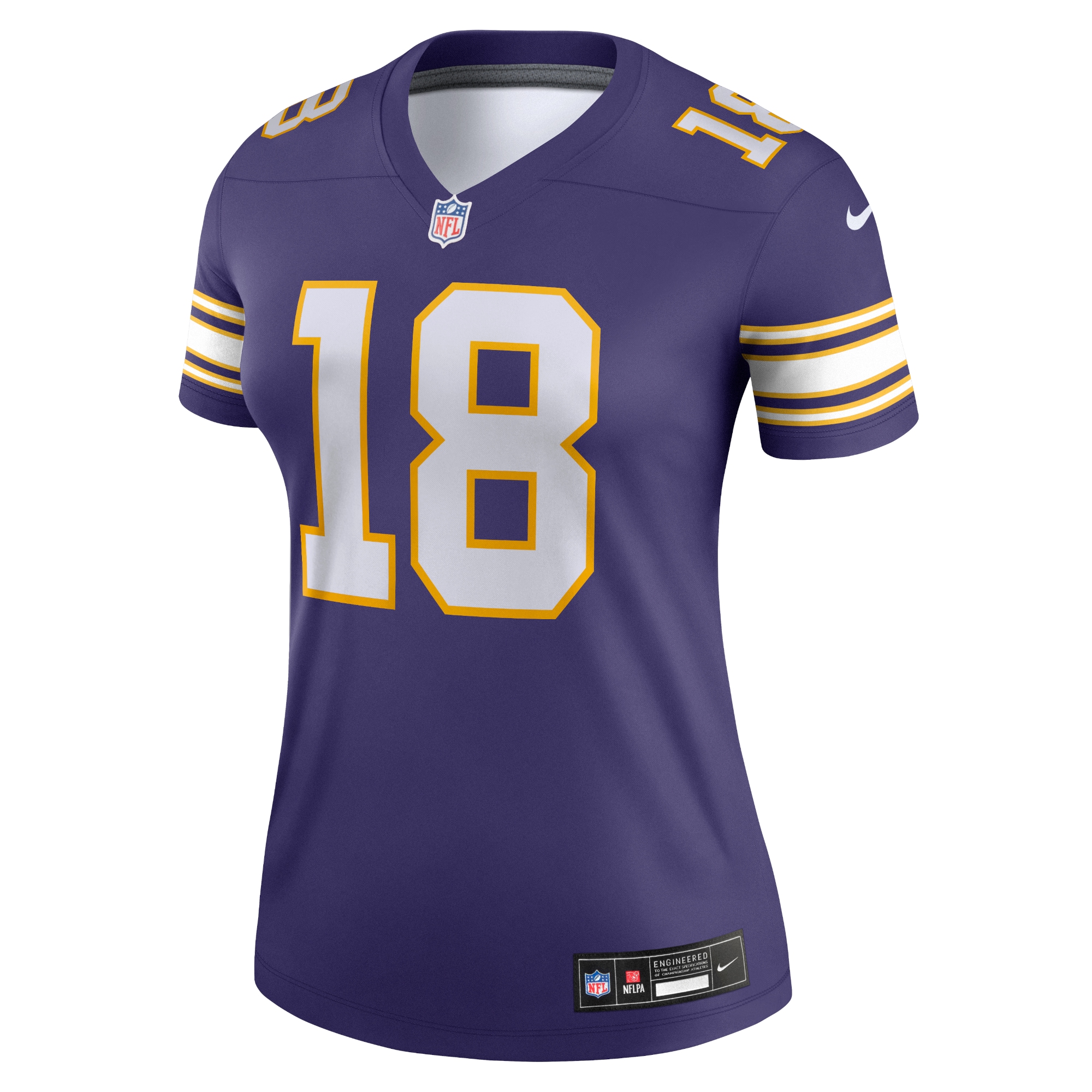 Alternative view of Justin Jefferson Minnesota Vikings Alternate Legend Jersey - Women's