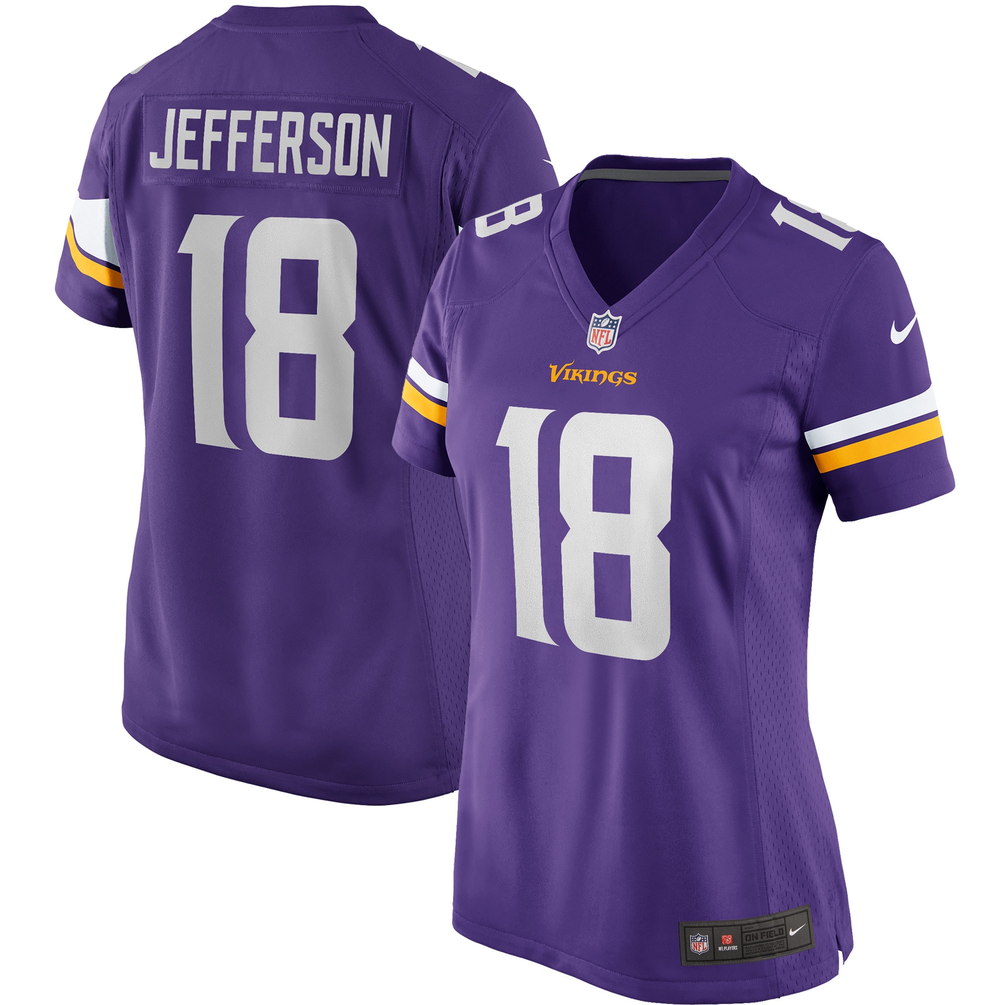 Justin Jefferson Minnesota Vikings Game Jersey - Women's