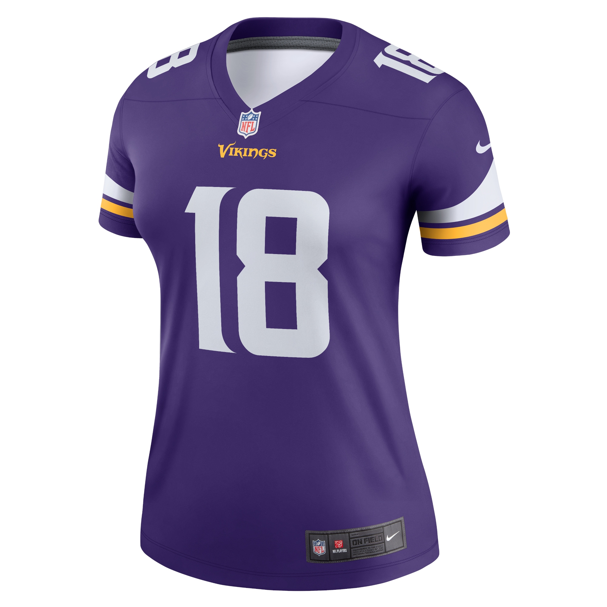 Alternative view of Justin Jefferson Minnesota Vikings Legend Jersey - Women's