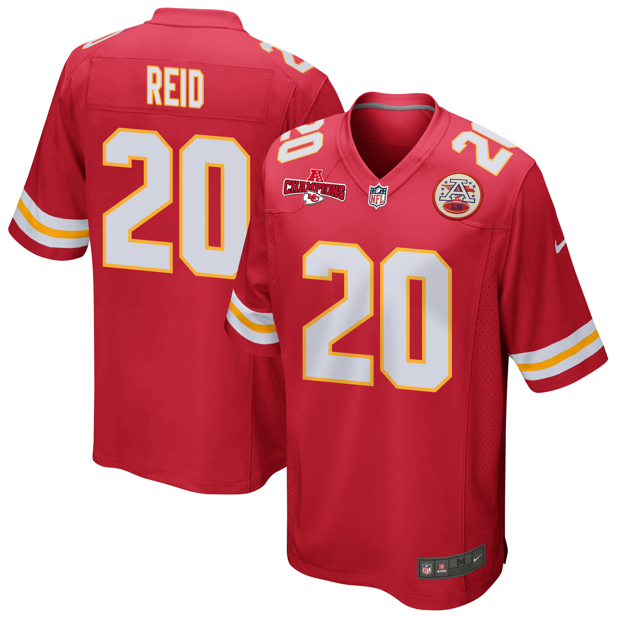 Justin Reid #20 Kansas City Chiefs Game Jersey - Men's | Red
