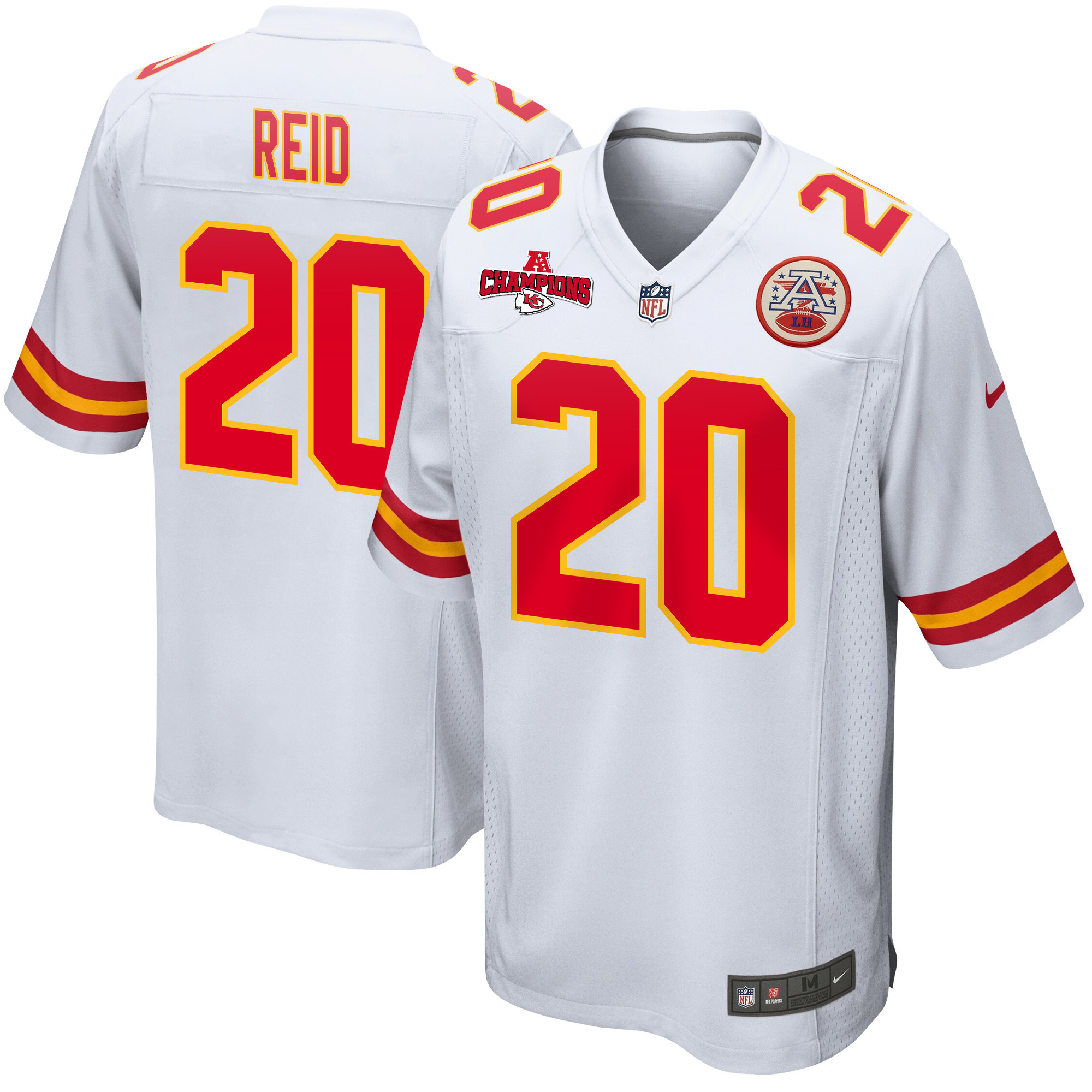 Justin Reid #20 Kansas City Chiefs Game Jersey - Men's | White
