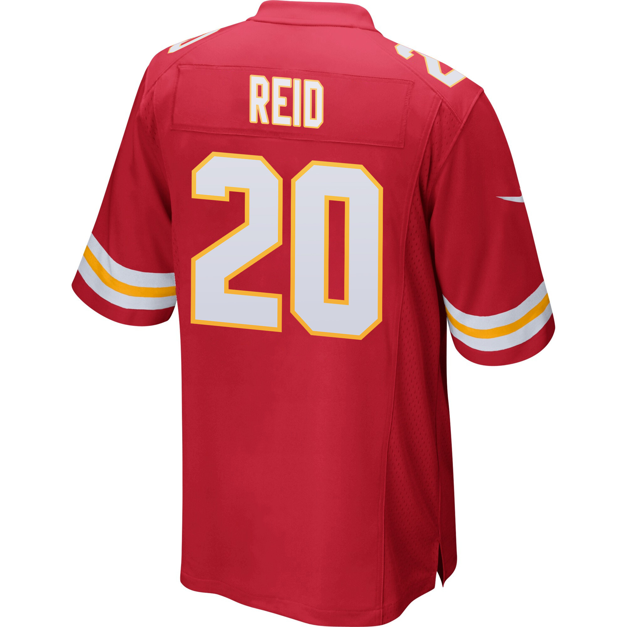 Justin Reid #20 Kansas City Chiefs Super Bowl LVIII Champions 4X Game Jersey - Men's | Red - Image 3