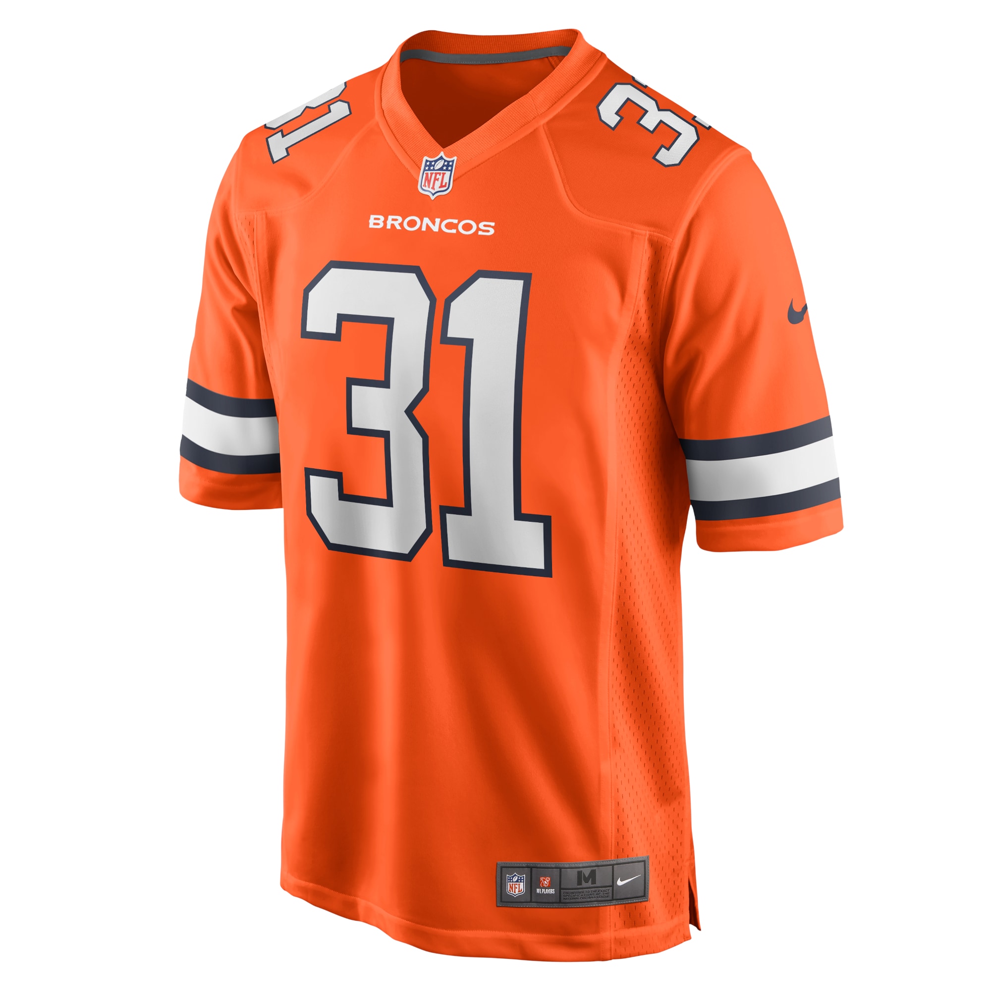 Alternative view of Justin Simmons Denver Broncos Alternate Game Jersey - Men's