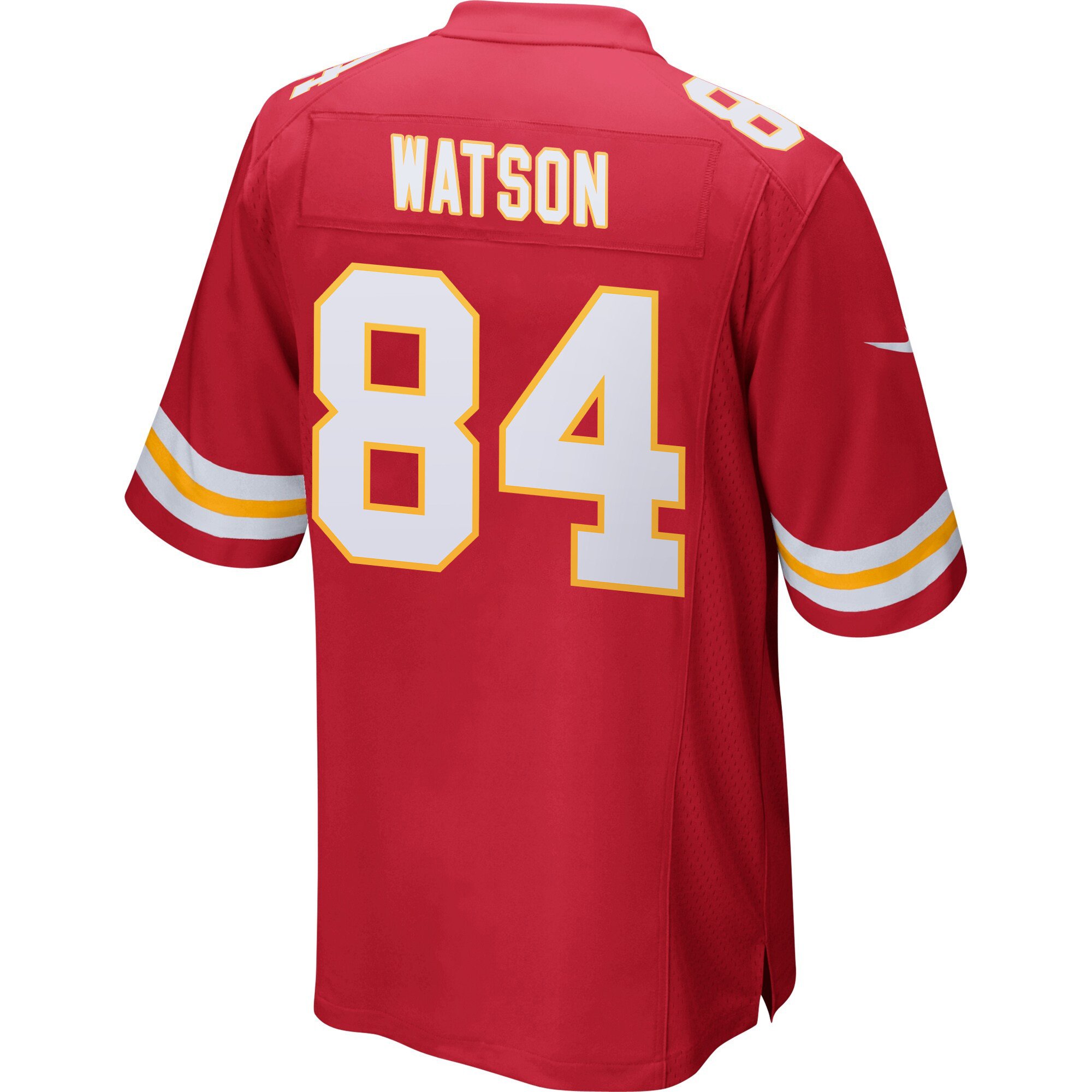Alternative view of Justin Watson #84 Kansas City Chiefs Super Bowl LIX Champions Patch Legend Jersey - Men's | Red