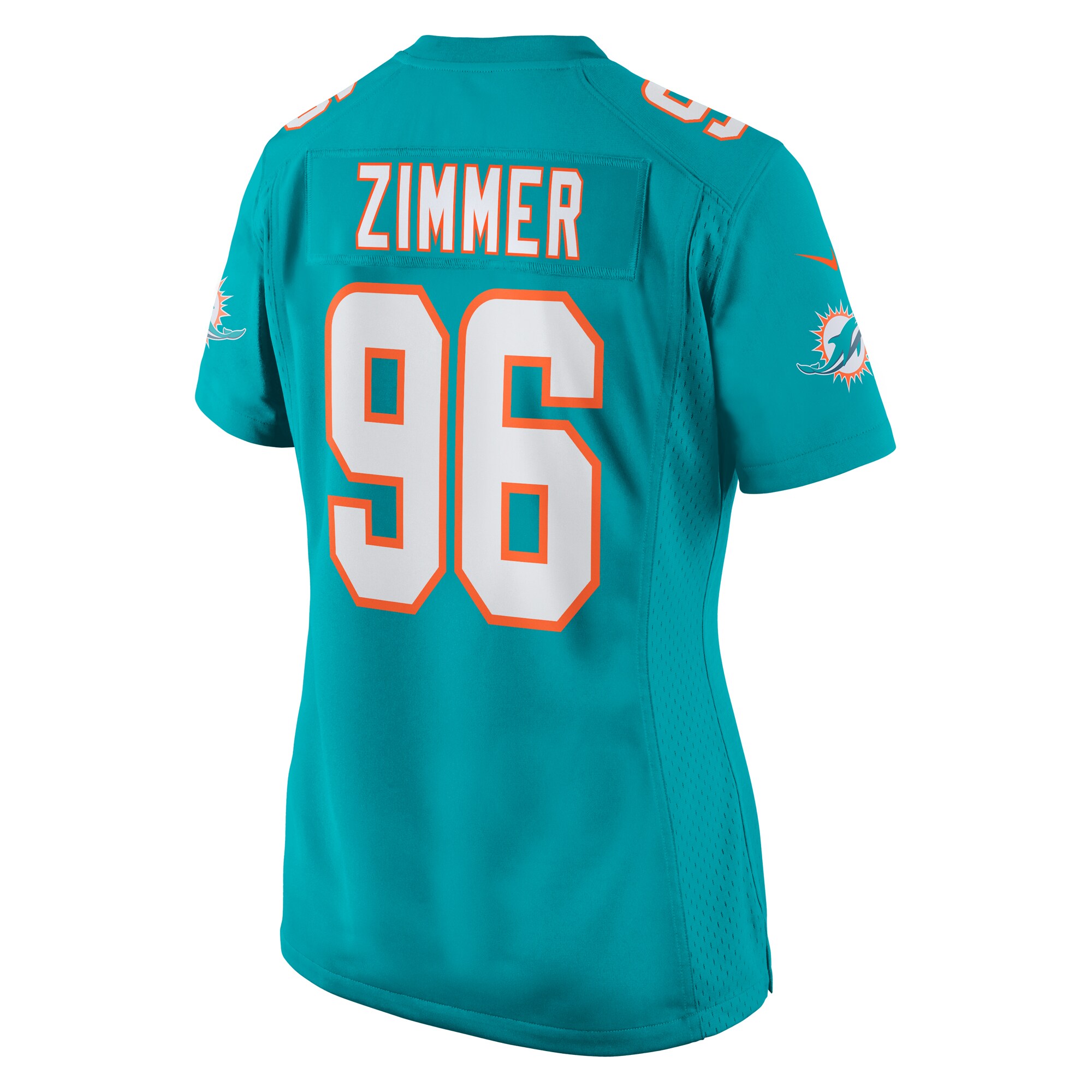 Justin Zimmer Miami Dolphins Game Jersey - Women's - Image 3