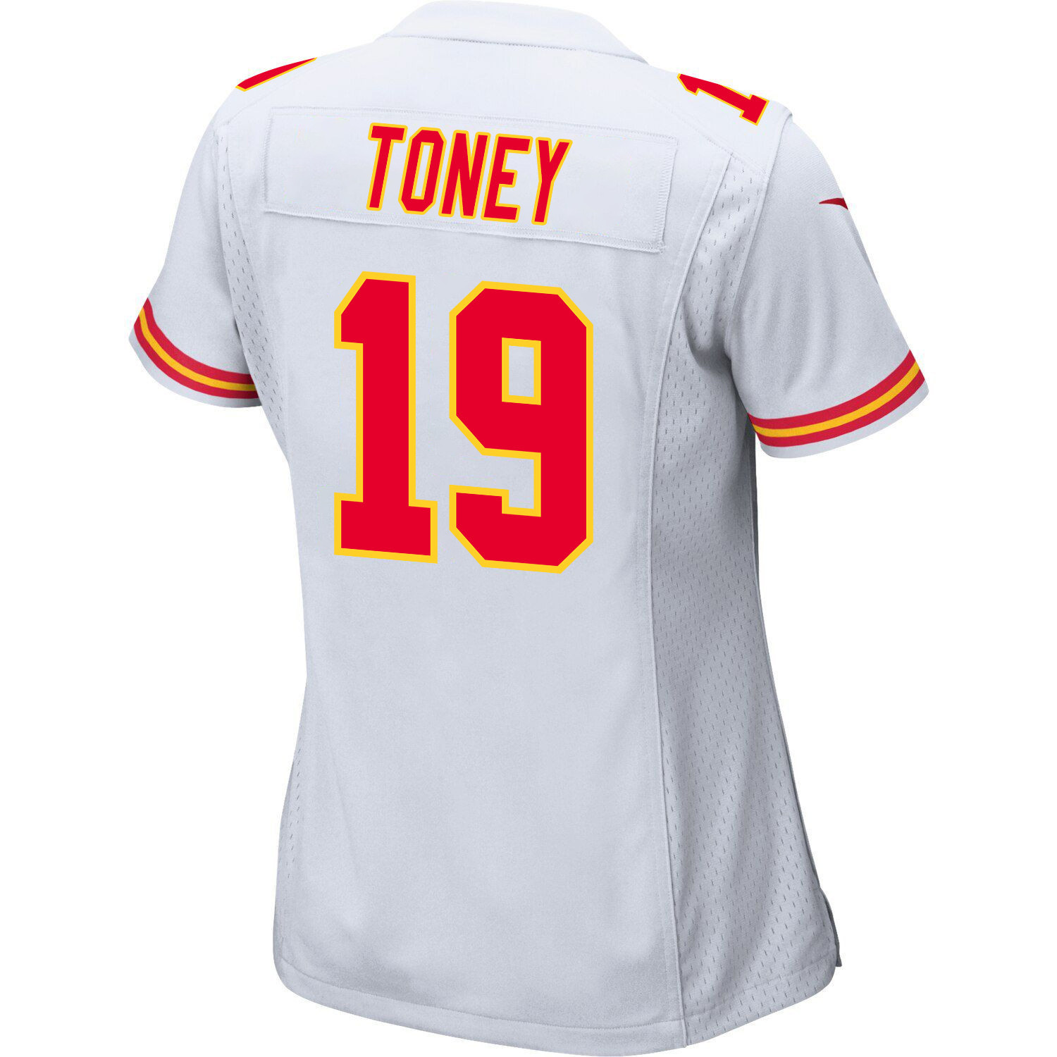 Kadarius Toney #19 Kansas City Chiefs Super Bowl LVIII Champions 4X Game Jersey - Women's | White - Image 3