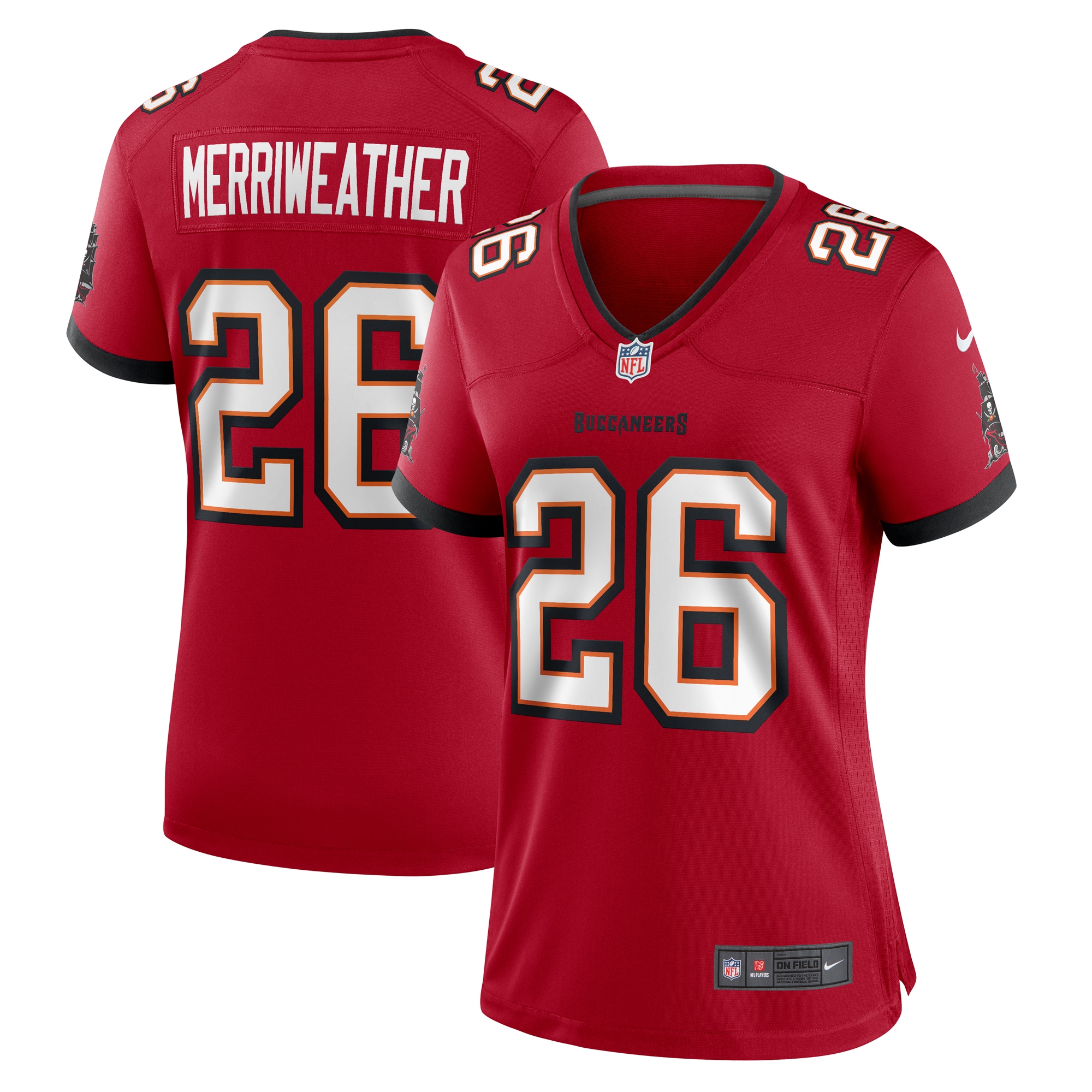 Kaevon Merriweather Tampa Bay Buccaneers Game Jersey - Women's
