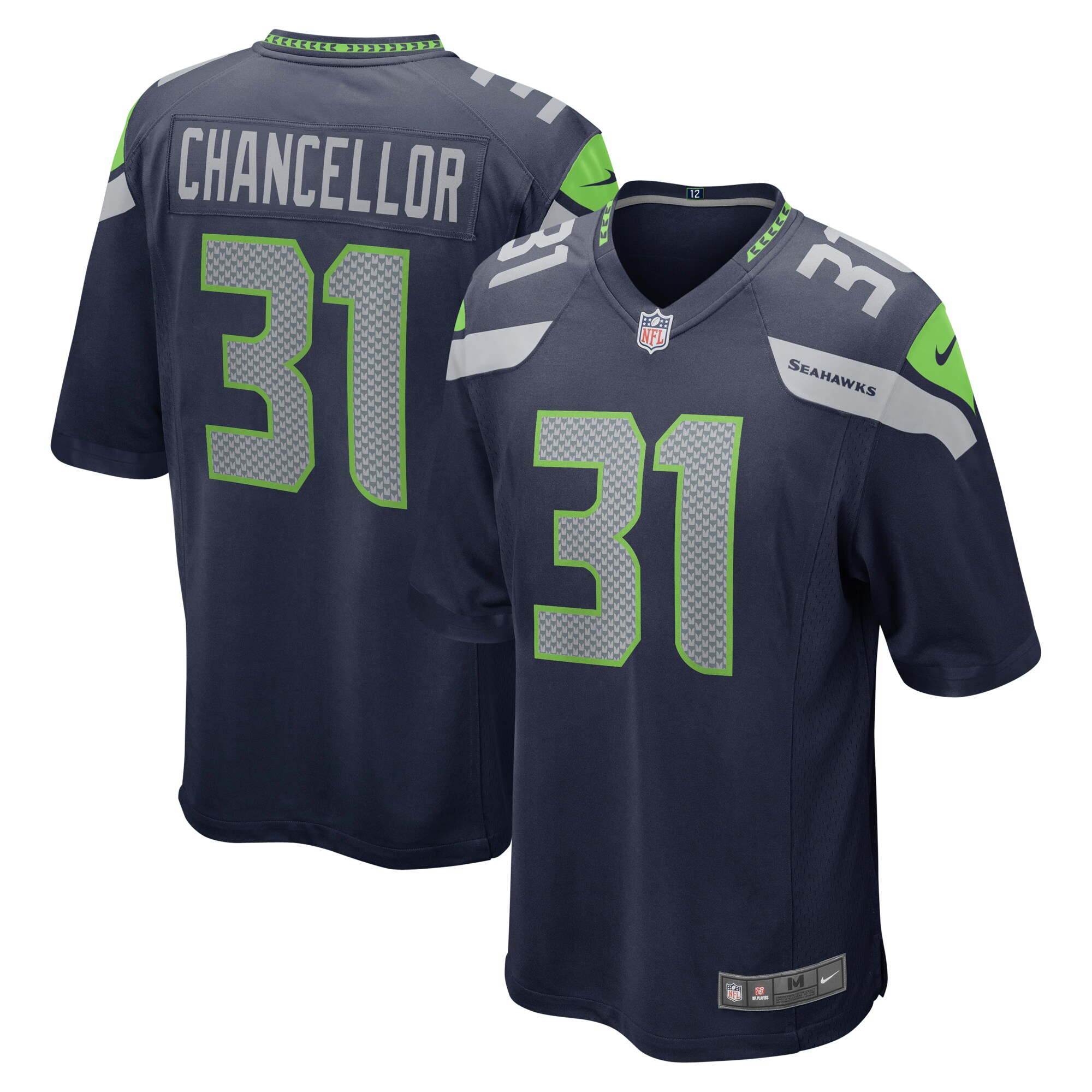Kam Chancellor Seattle Seahawks Retired Player Game Jersey - Men's