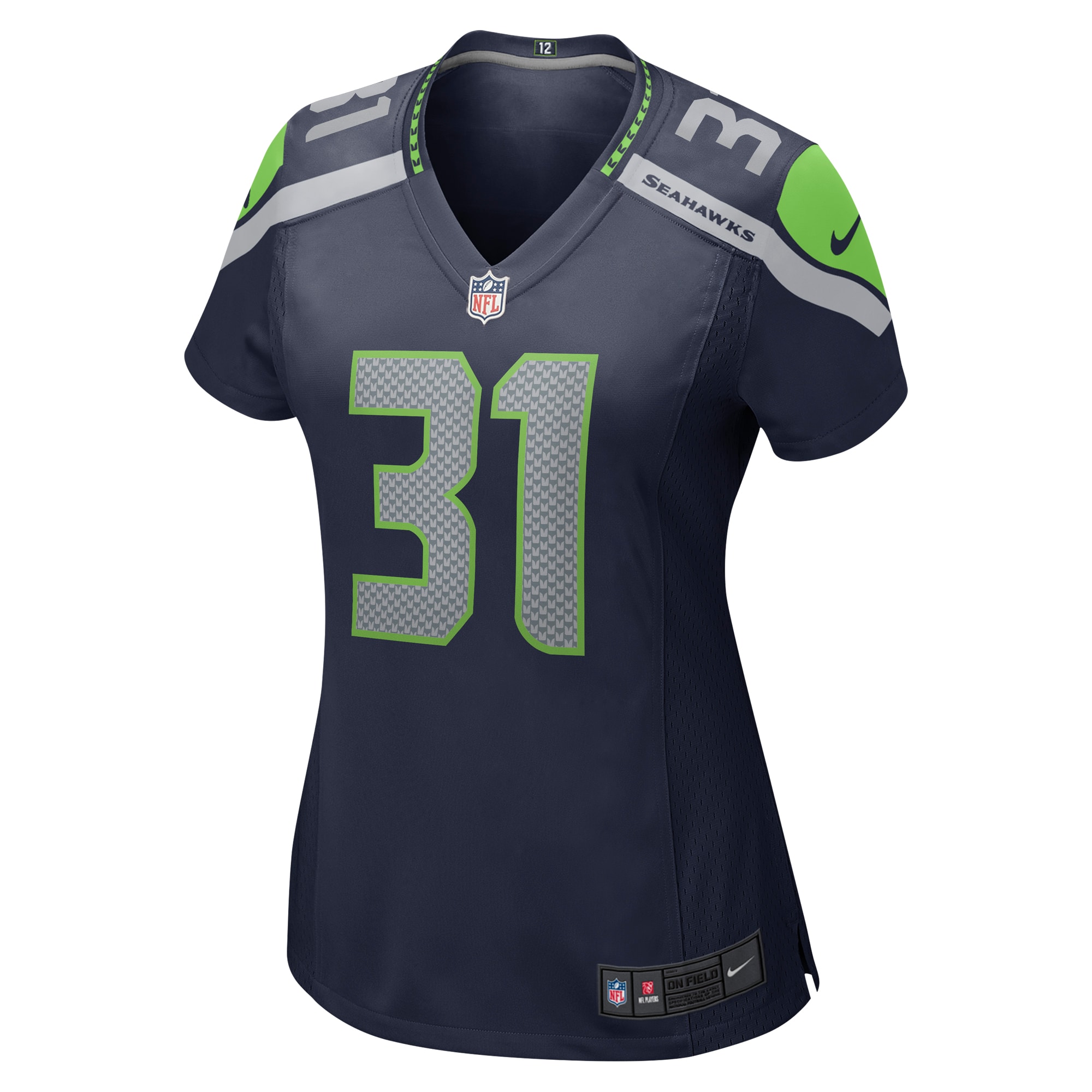 Alternative view of Kam Chancellor Seattle Seahawks Retired Player Game Jersey - Women's