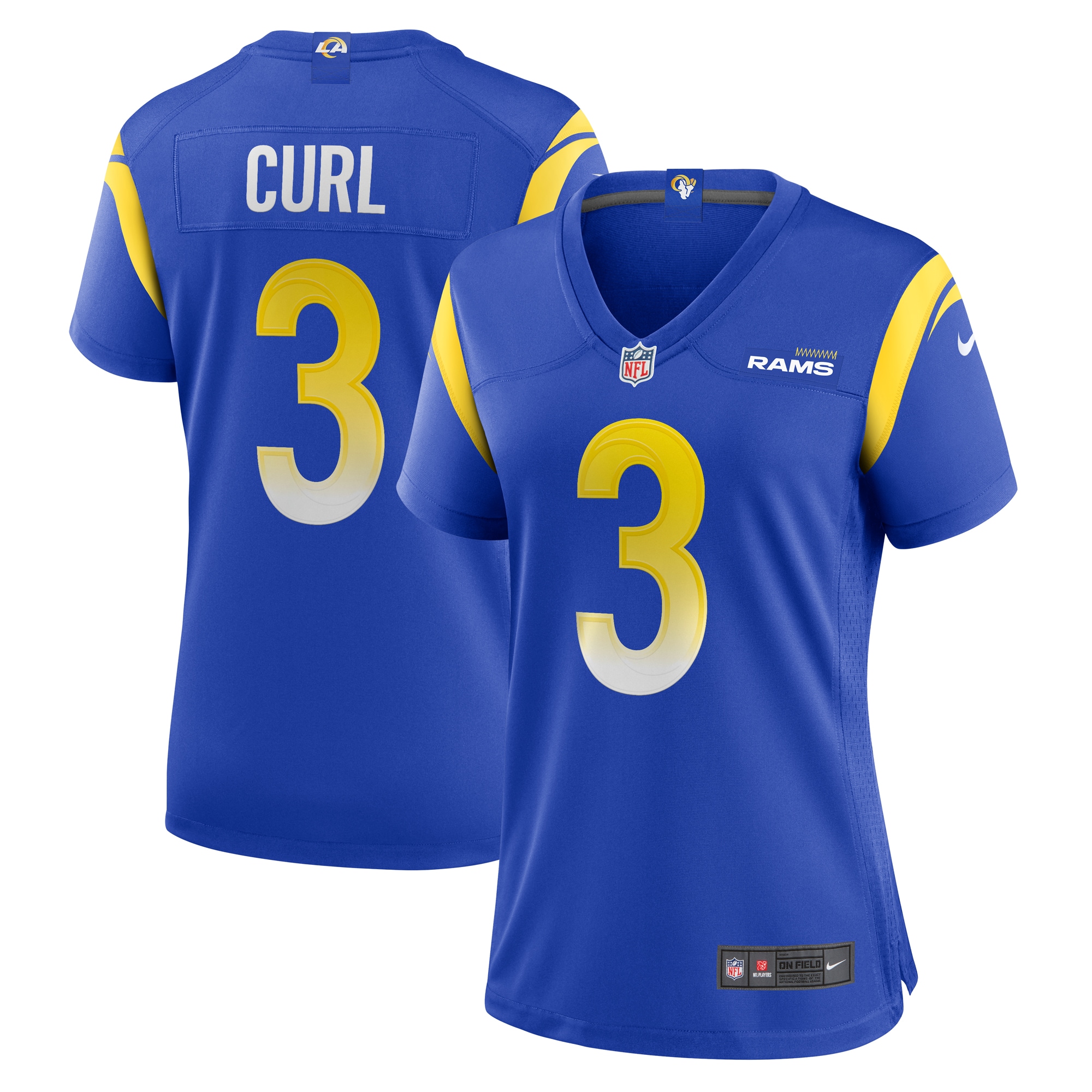 Kamren Curl Los Angeles Rams Game Jersey - Women's